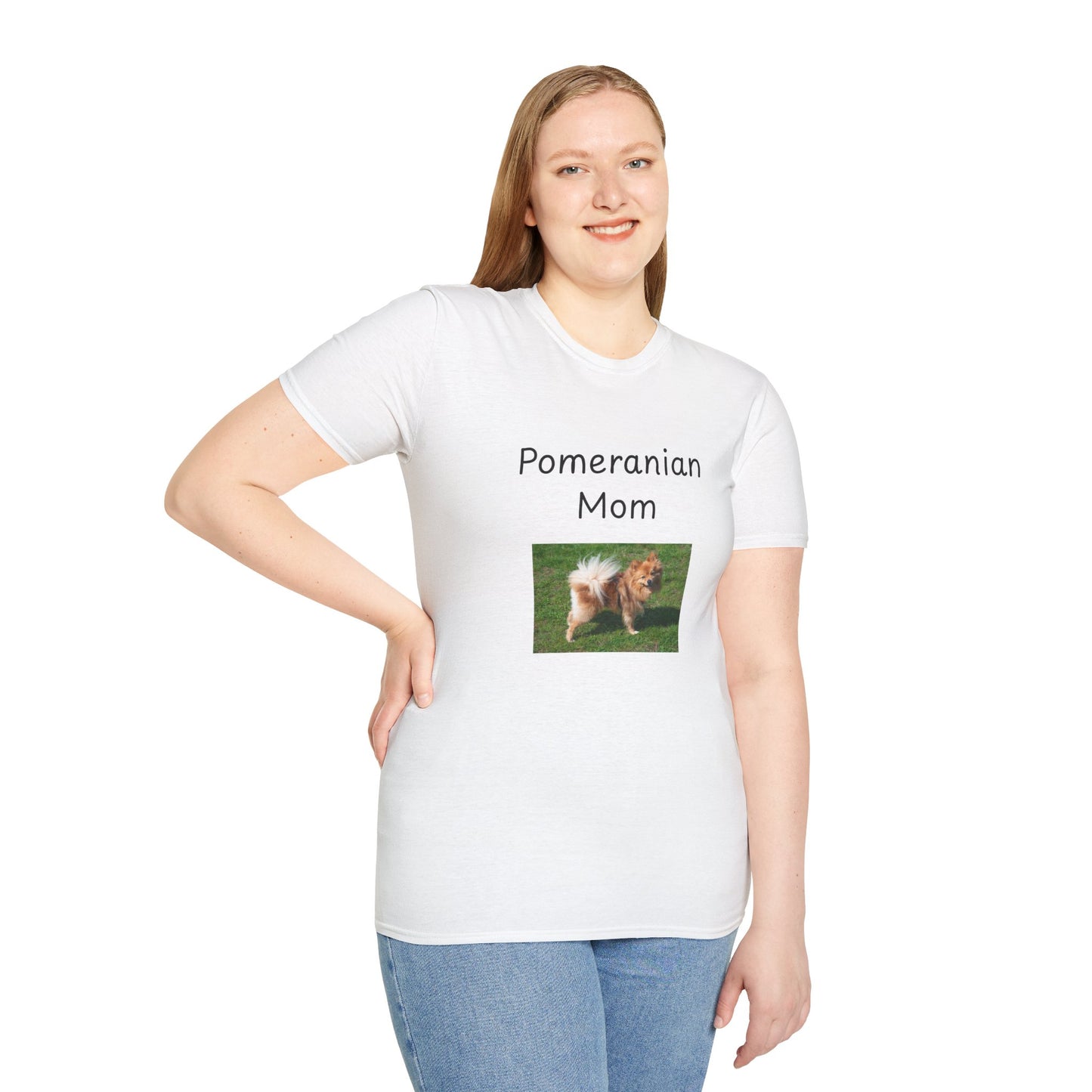 Unisex T-Shirt - "Pomeranian Mom" - Dog Owner Tee