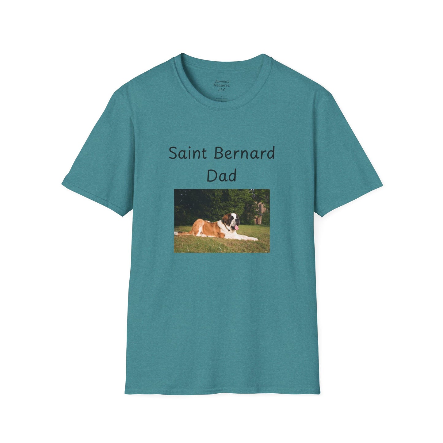 Unisex T-Shirt - "Saint Bernard Dad" - Hundebesitzer T-Shirt