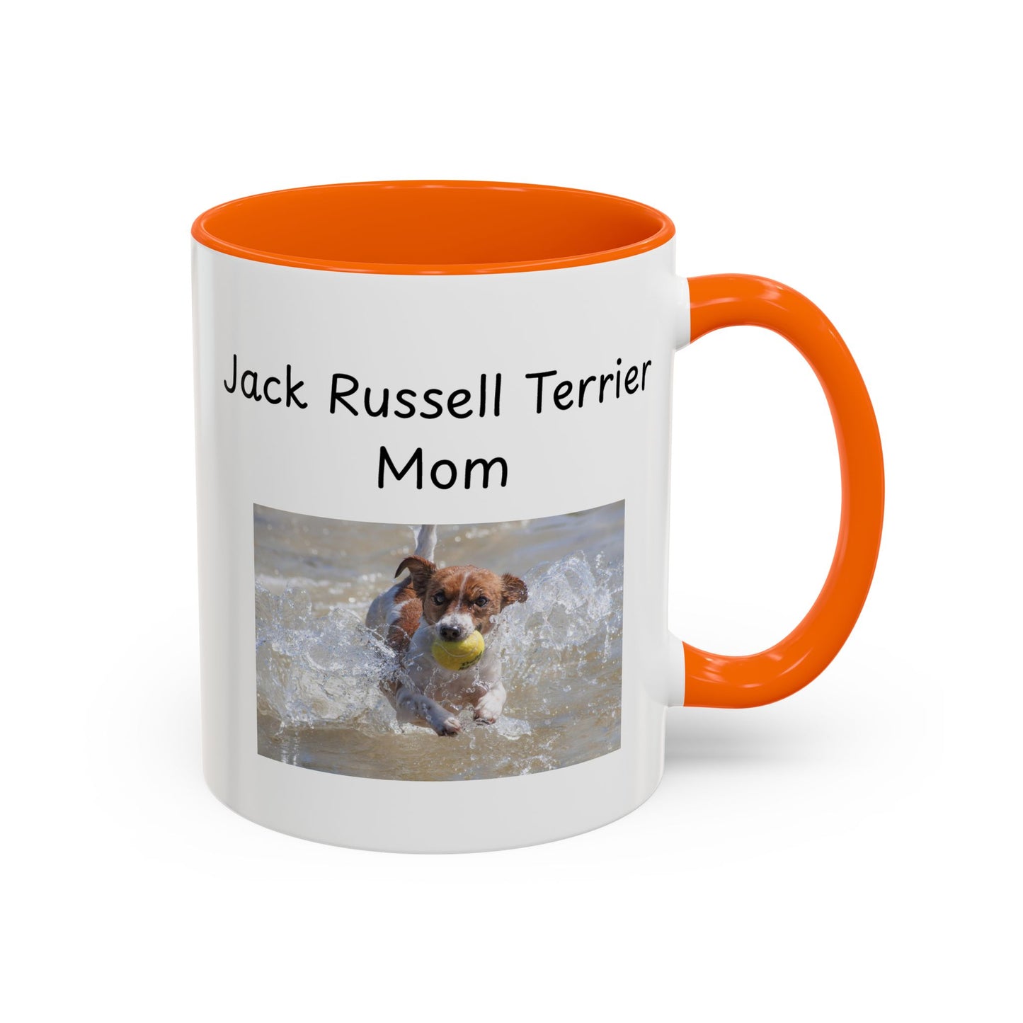 Ceramic Mug - "Jack Russell Terrier Mom"