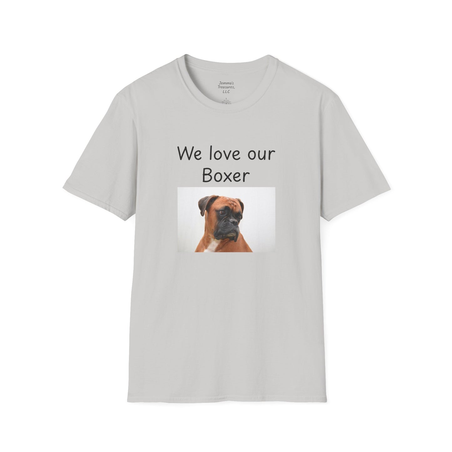 Unisex T-Shirt - "Wir lieben unseren Boxer" - Hundebesitzer T-Shirt
