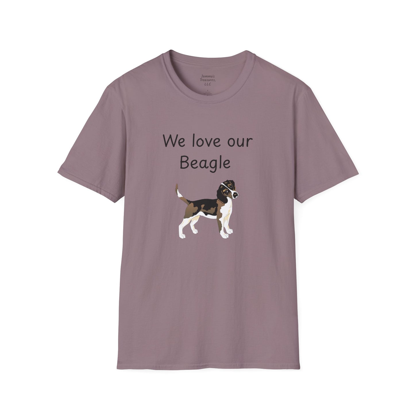 Unisex T-Shirt - "We Love Our Beagle" - Dog Owner Tee