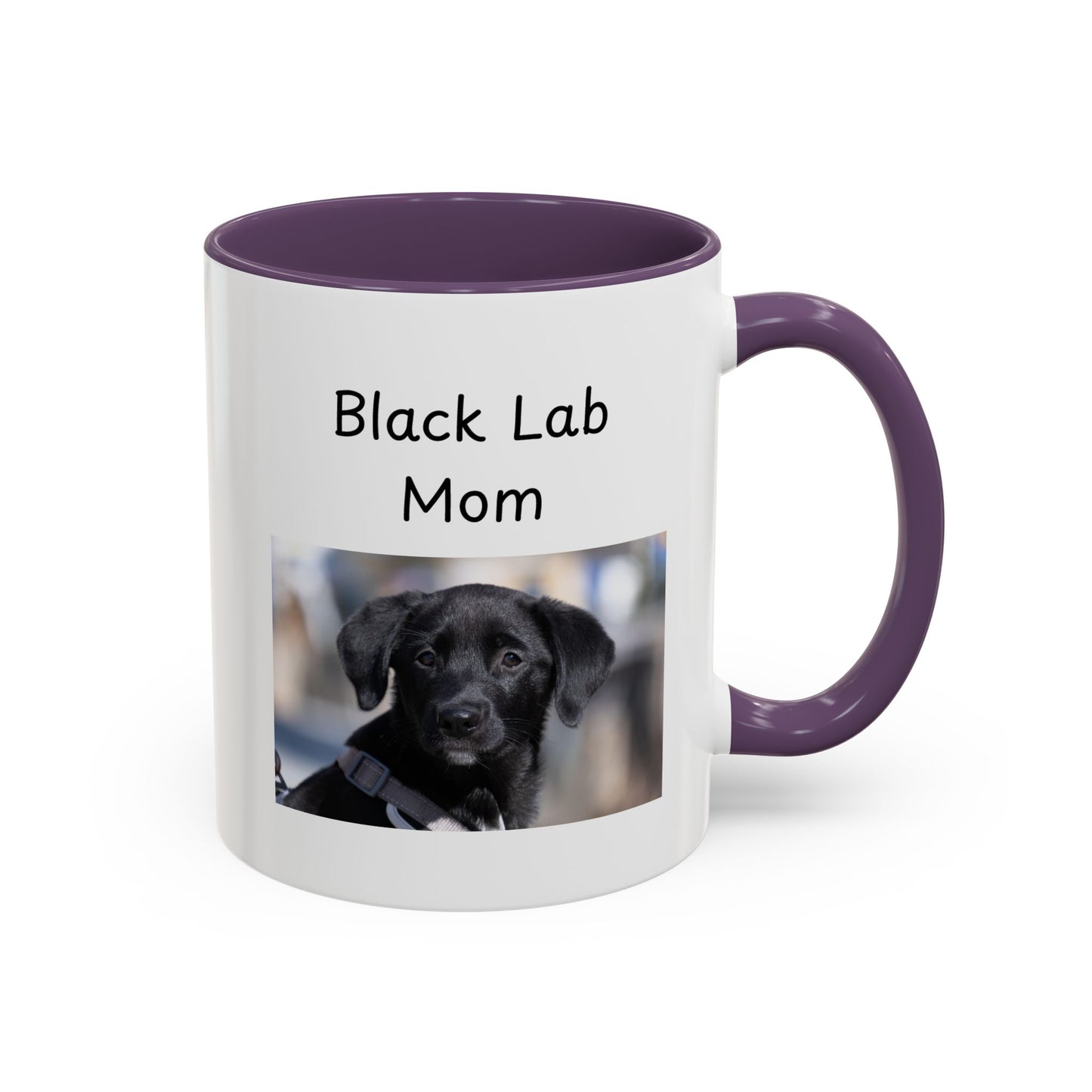 Keramiktasse – „Black Lab Mom“