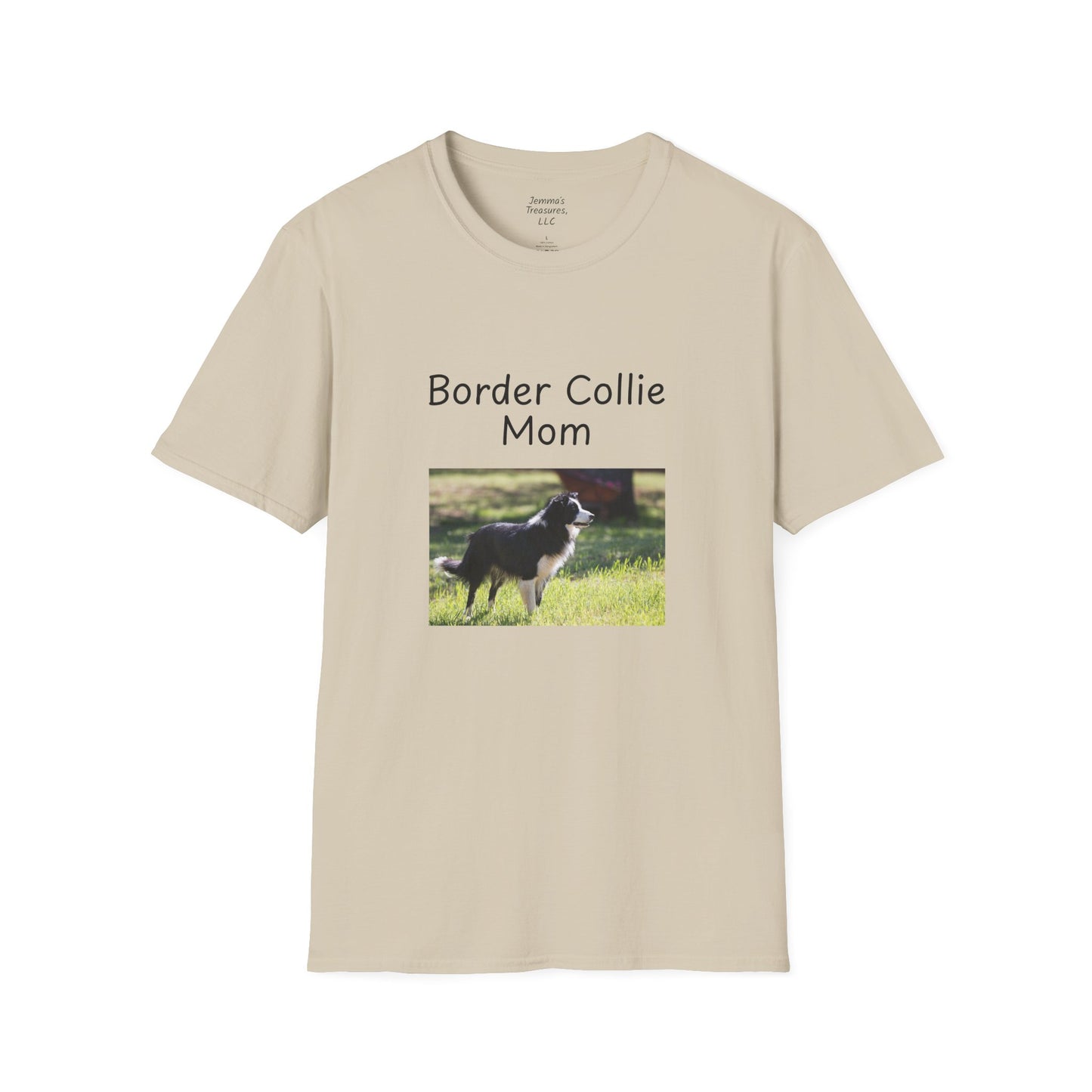 Unisex T-Shirt - "Border Collie Mom" - Hundebesitzer T-Shirt