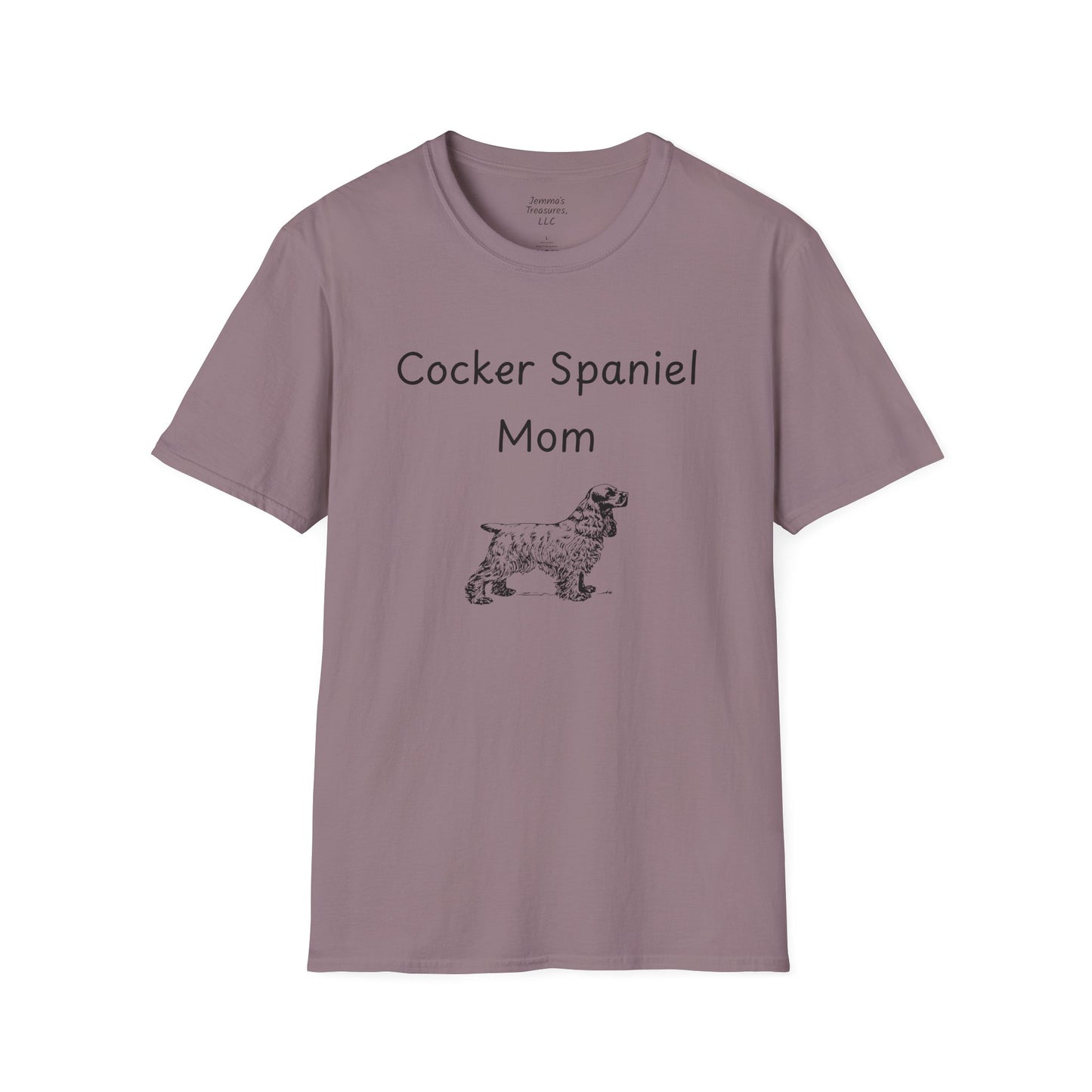 Unisex T-Shirt - "Cocker Spaniel Mom" - Hundebesitzer T-Shirt
