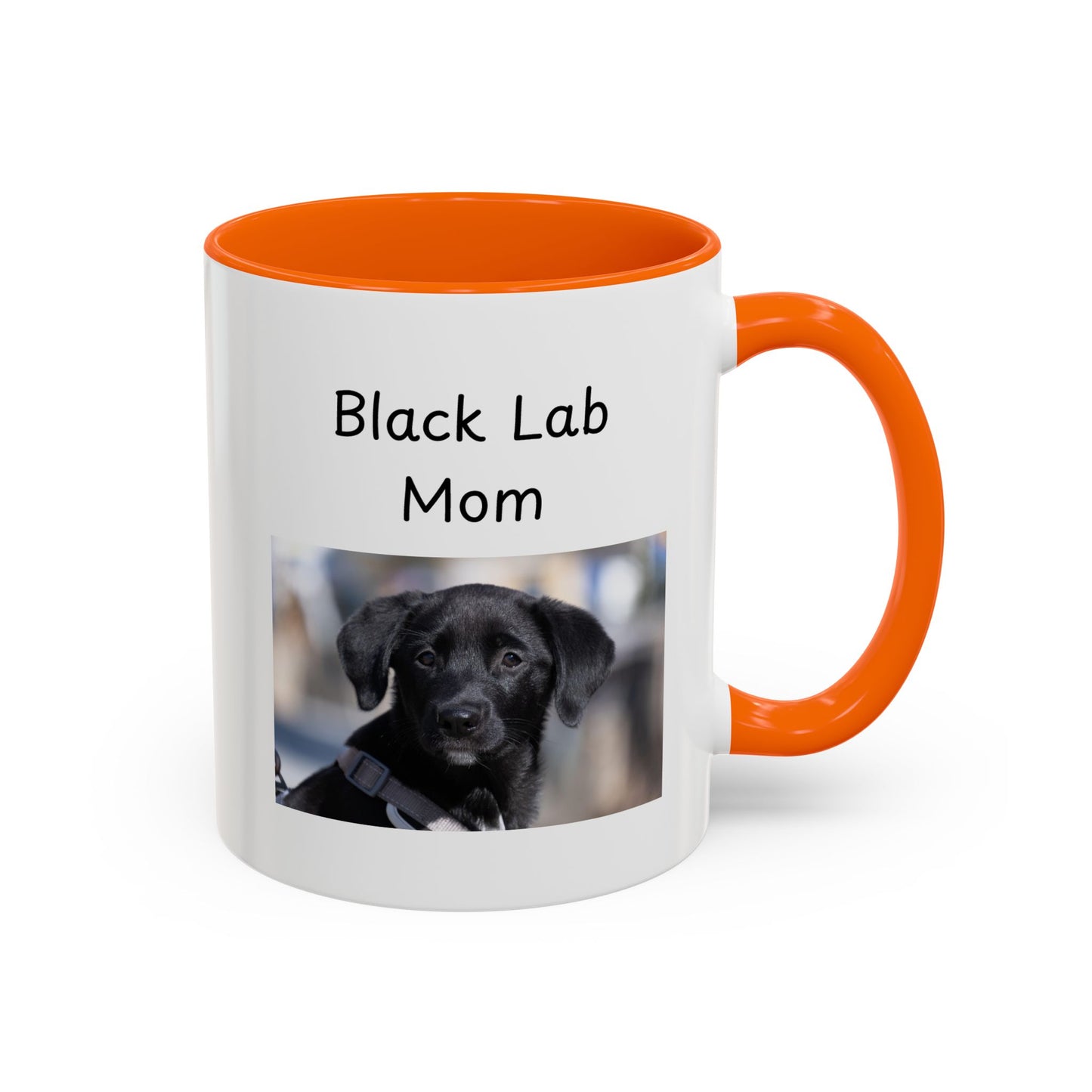 Keramiktasse – „Black Lab Mom“