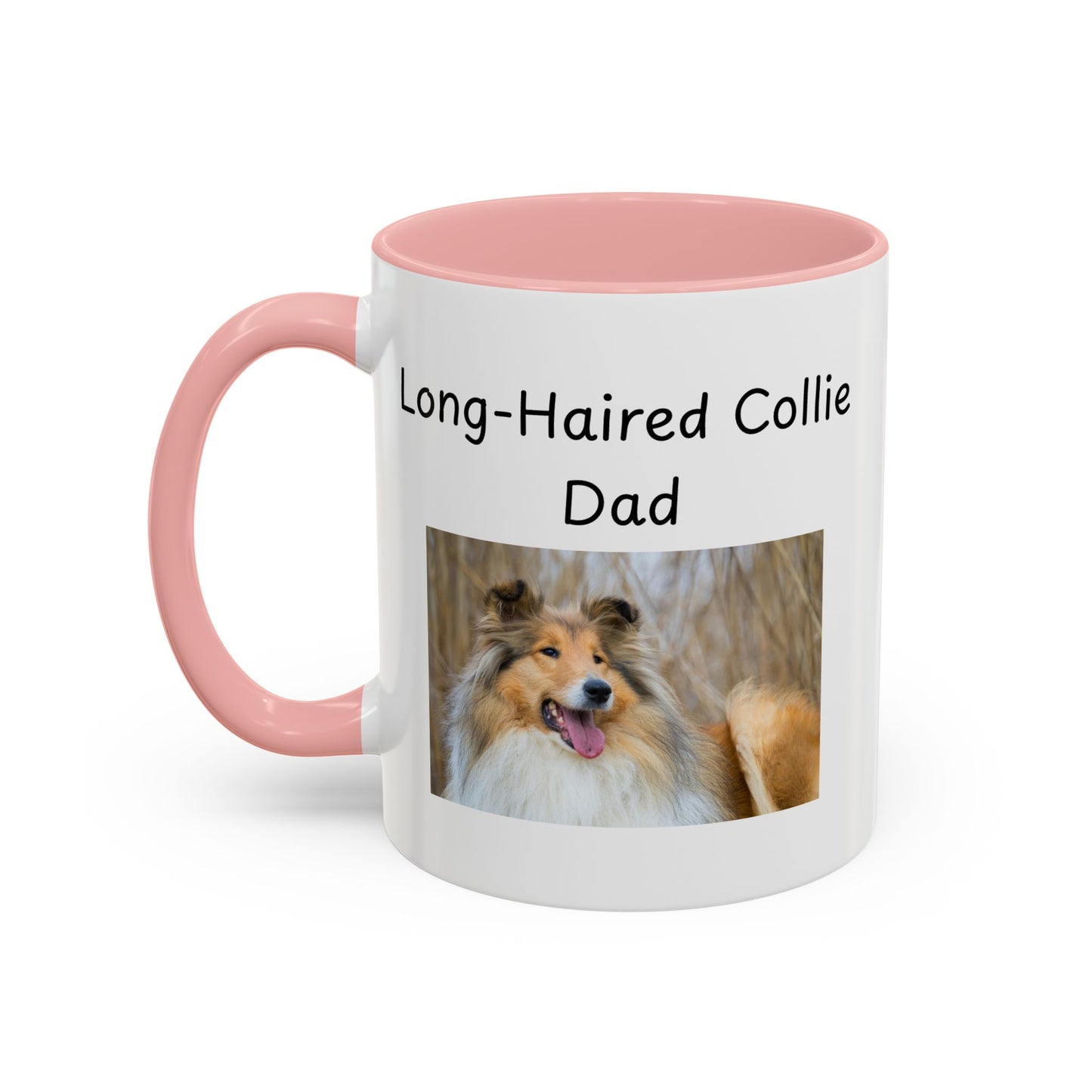 Keramiekbeker - "Langharige Collie Pa"