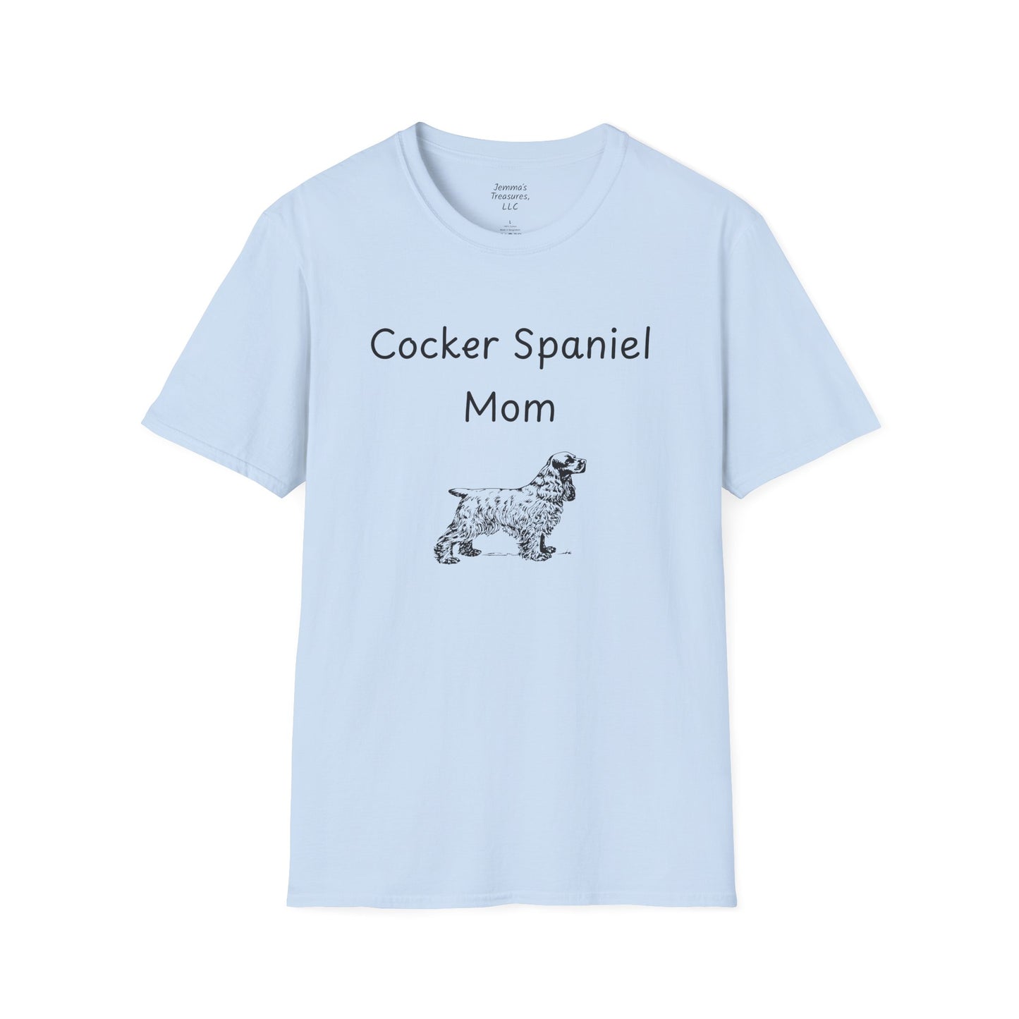 Unisex T-Shirt - "Cocker Spaniel Mom" - Hundebesitzer T-Shirt