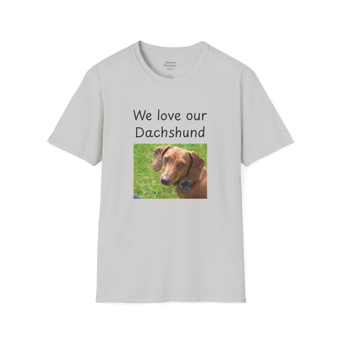 Unisex T-hemp - "Ons is lief vir ons teckel" - Honde-eienaar T-hemp
