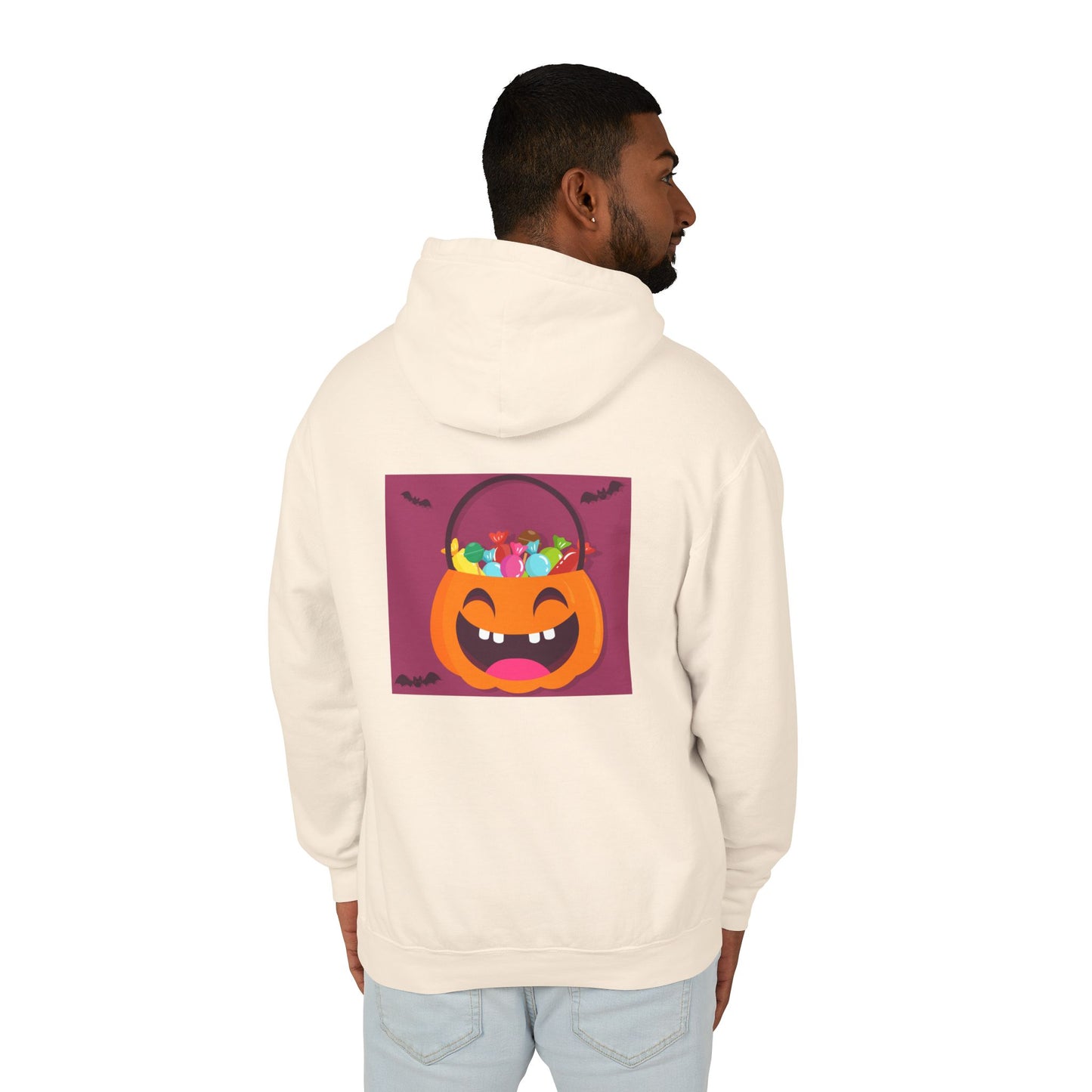 Halloween Lightweight Hoodie - Candy Lover Quote