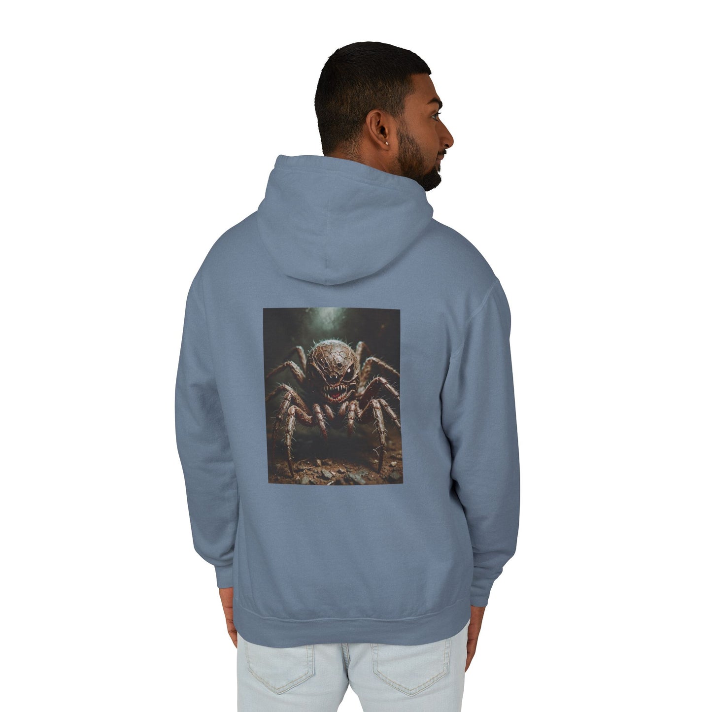 Unisex Lightweight Hoodie - "I'm Really Not So Bad" Humorous Spider Design