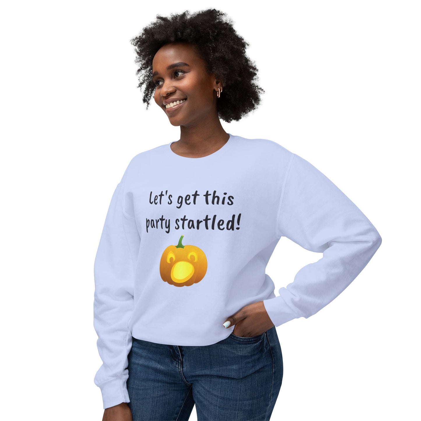 Halloween Unisex Sweatshirt - "Let's Get This Party Startled!"