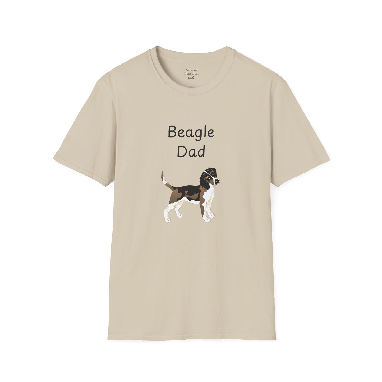 Unisex T-hemp - "Beagle Dad" - Honde-eienaar T-hemp