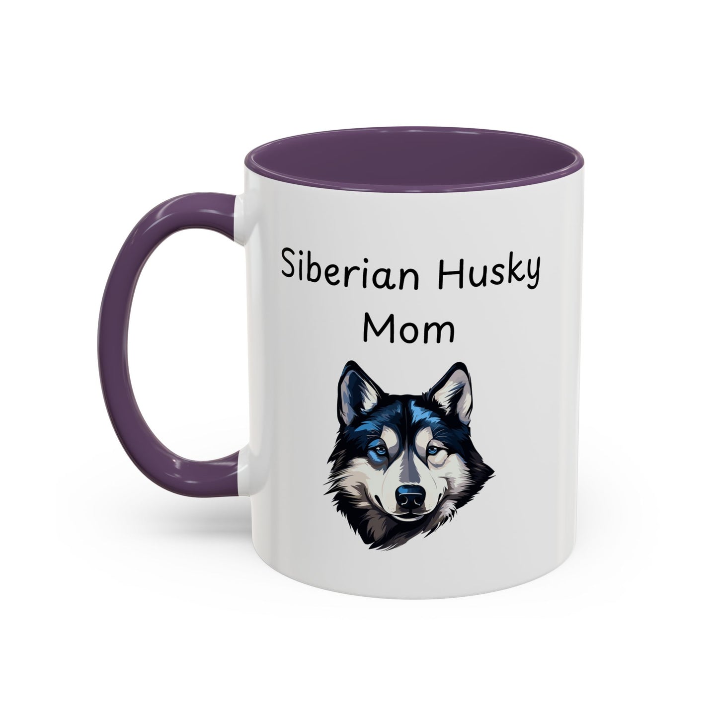 Ceramic Mug - "Siberian Husky Mom"
