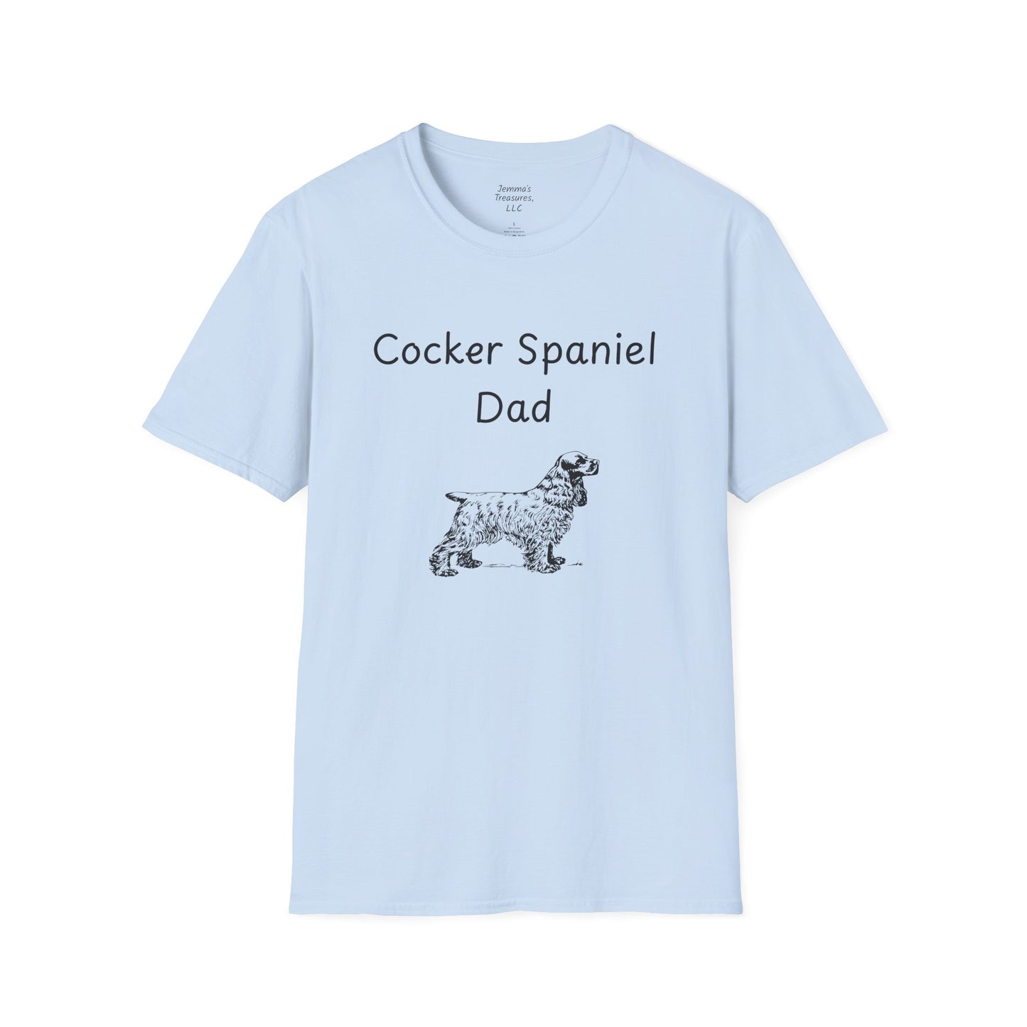 Unisex T-Shirt - "Cocker Spaniel Dad" - Dog Owner Tee
