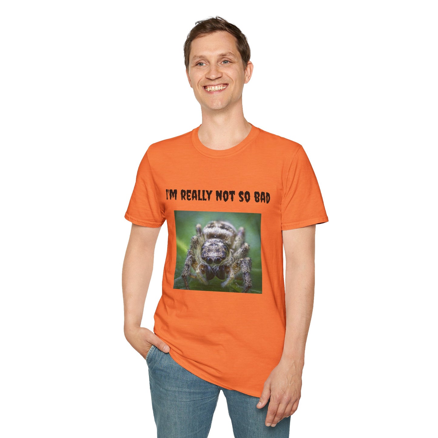 Unisex T-shirt - Humorous Spider Design
