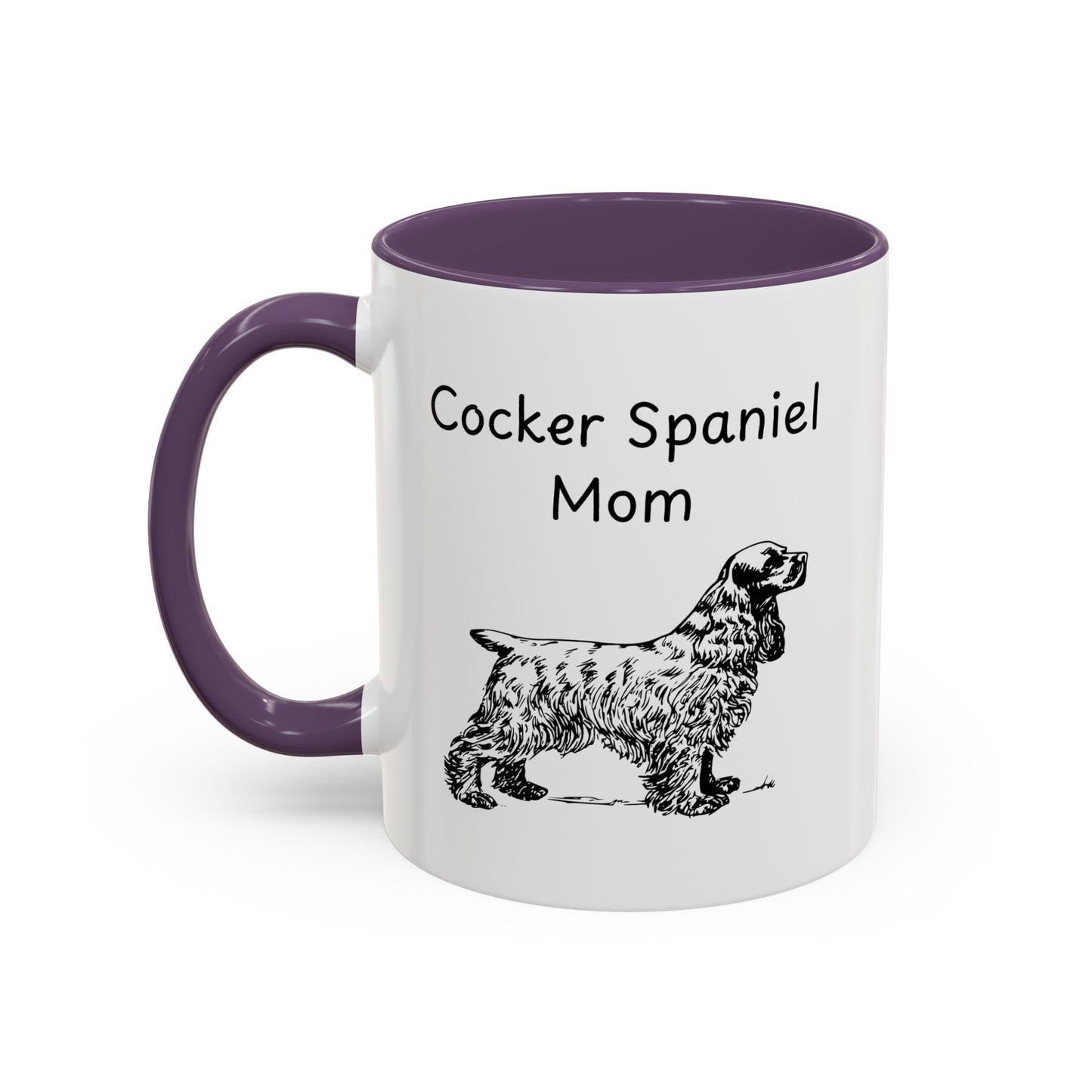 Ceramic Mug - "Cocker Spaniel Mom"
