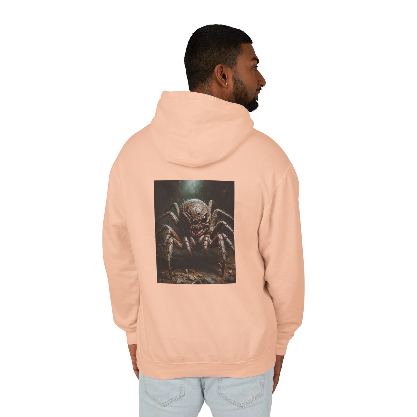 Unisex Lightweight Hoodie - "I'm Really Not So Bad" Humorous Spider Design