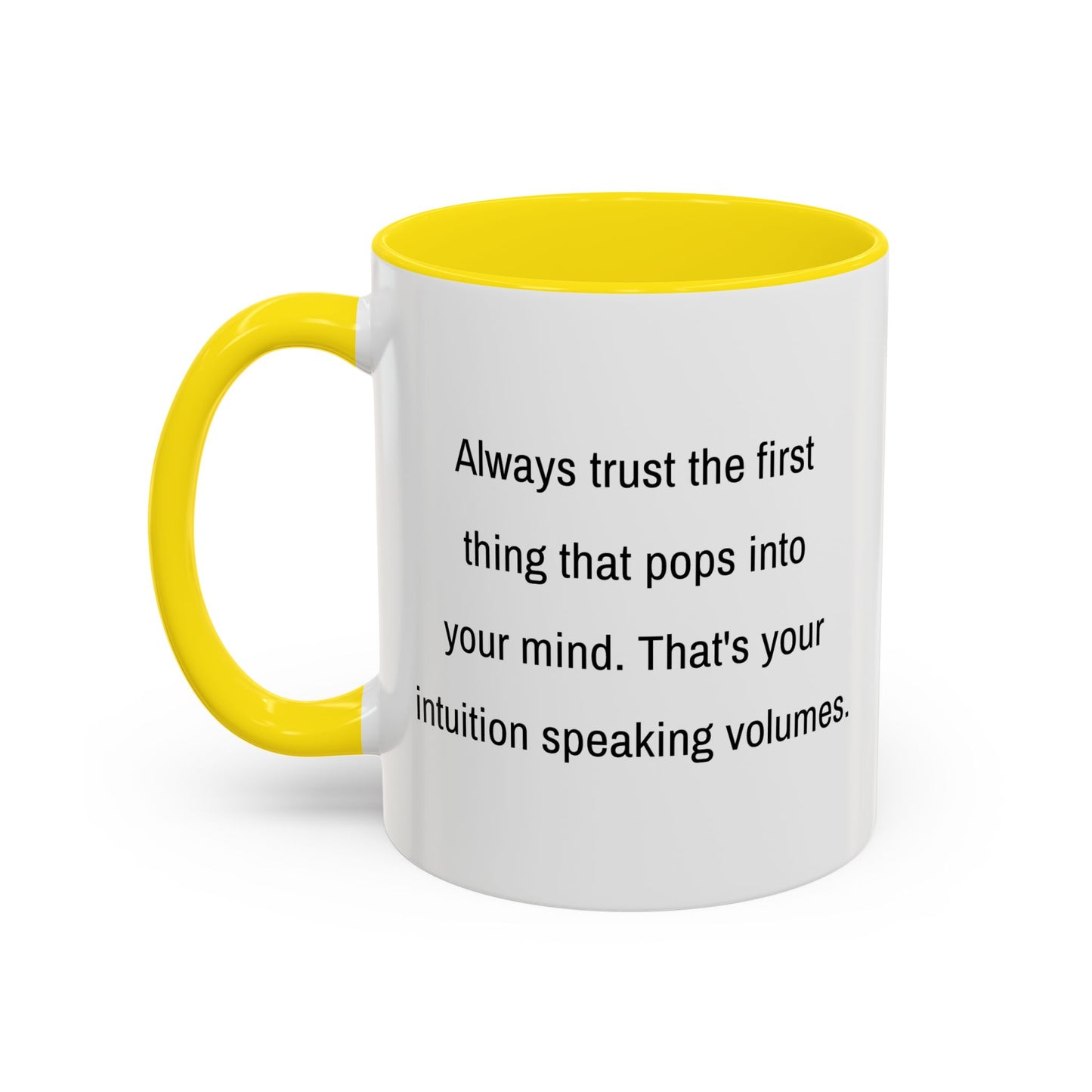 Inspirerende Koffiebeker - Intuïtiewe Idee om Jou Eerste Instink te Vertrou