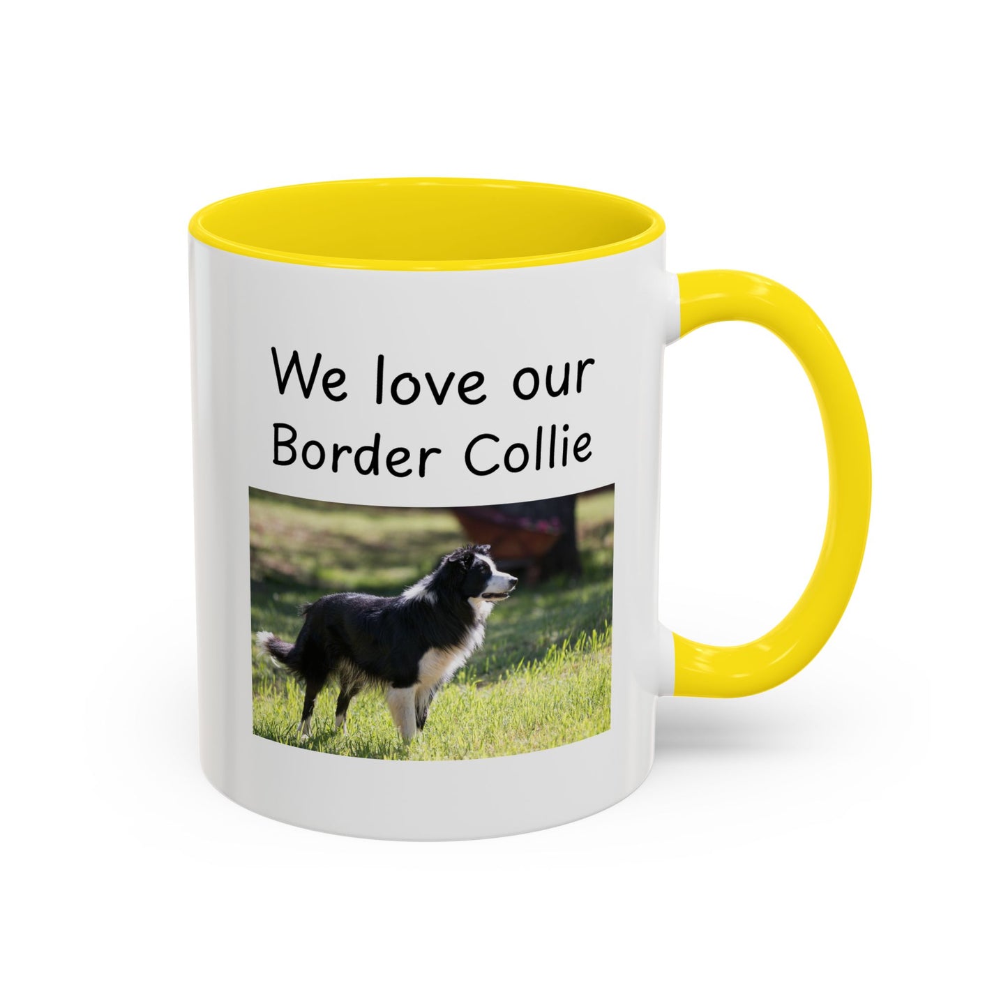 Ceramic Mug - "We Love Our Border Collie"
