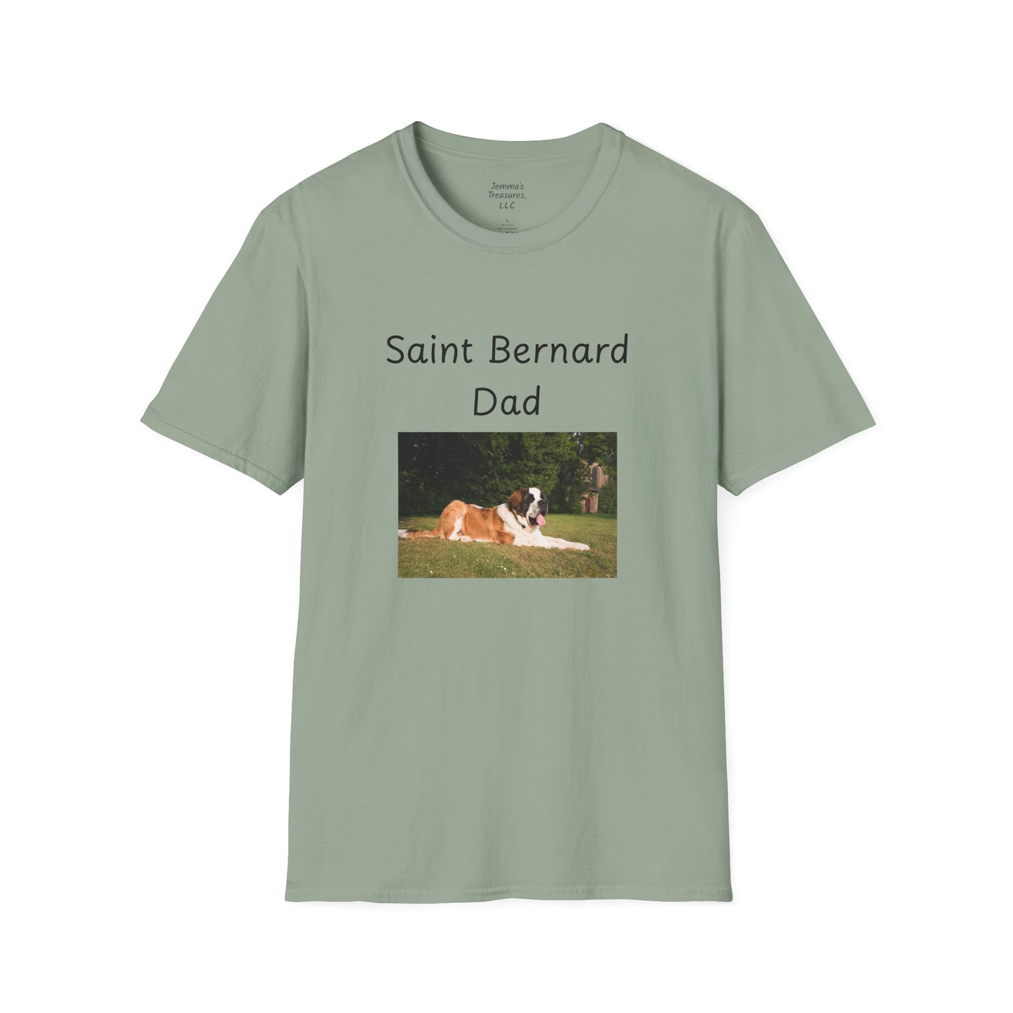Unisex T-Shirt - "Saint Bernard Dad" - Hundebesitzer T-Shirt