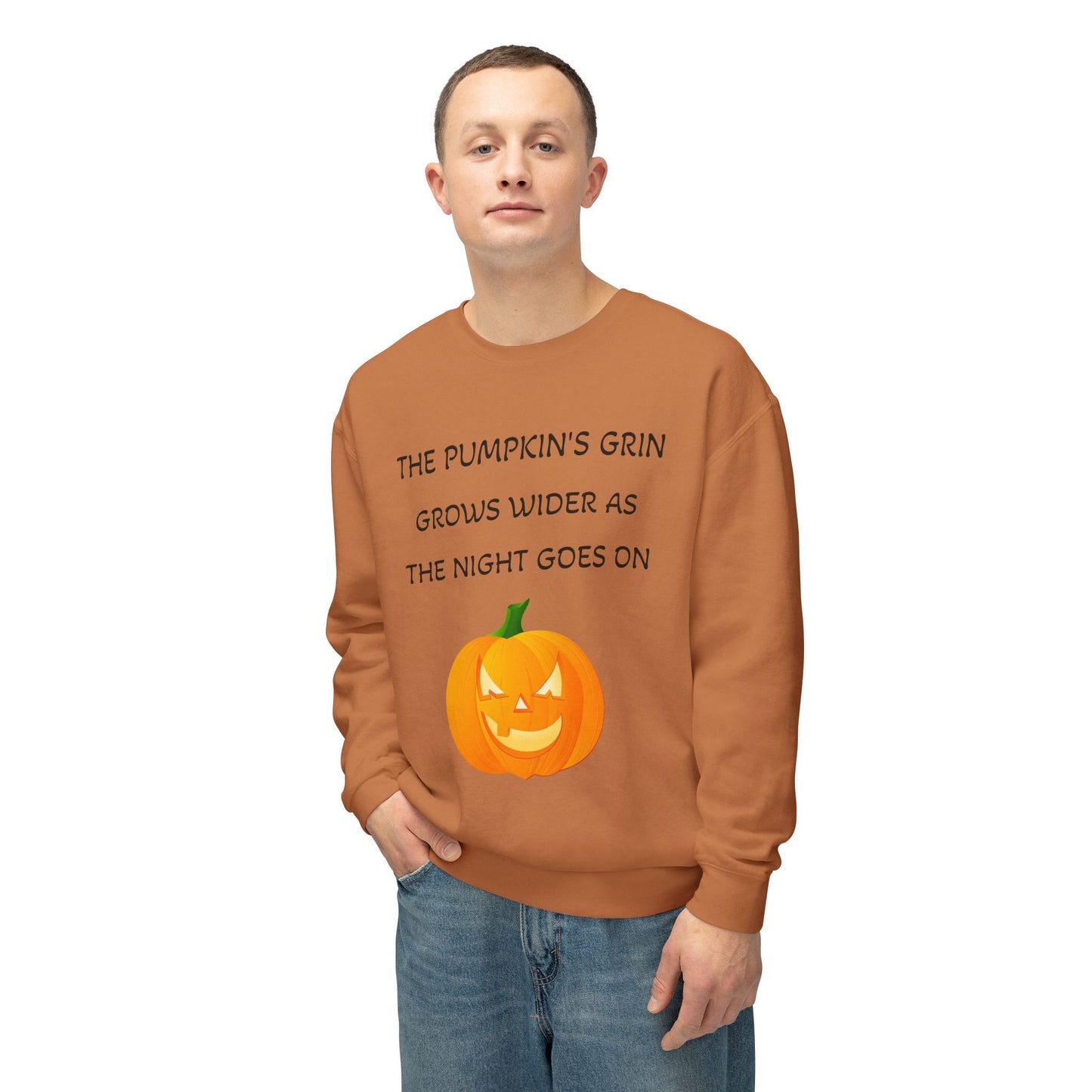Halloween Sweatshirt - Pumpkin Grin Design