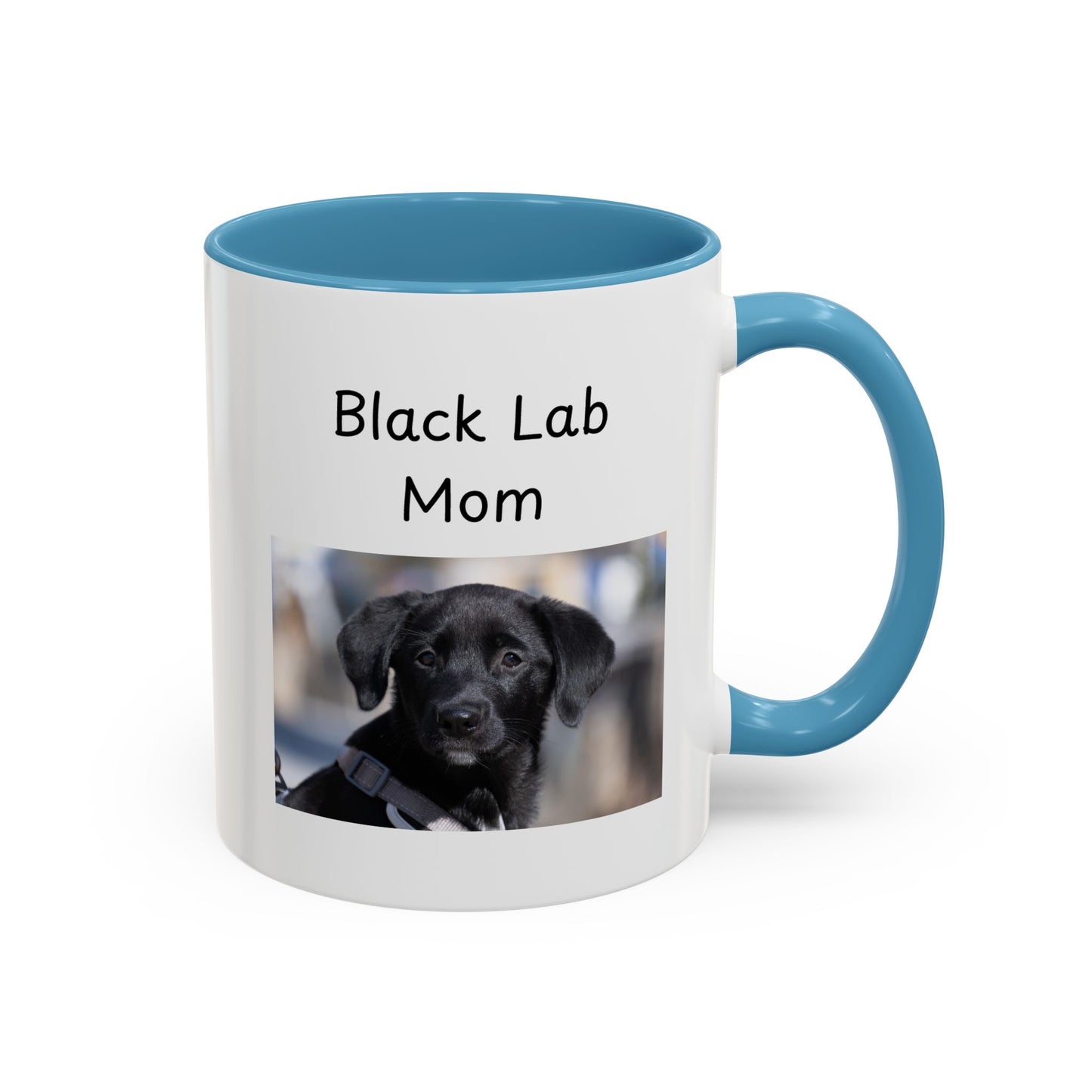 Keramiktasse – „Black Lab Mom“