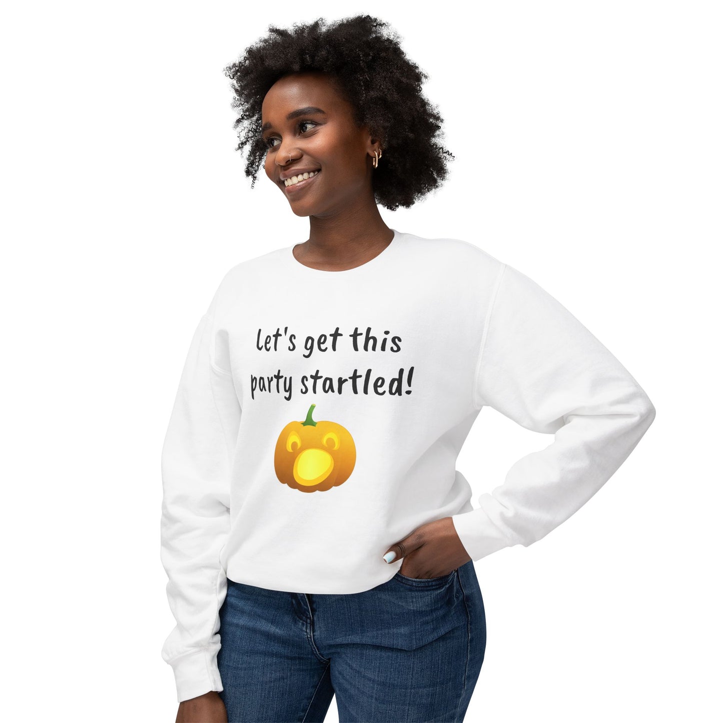 Halloween Unisex Sweatshirt - "Let's Get This Party Startled!"