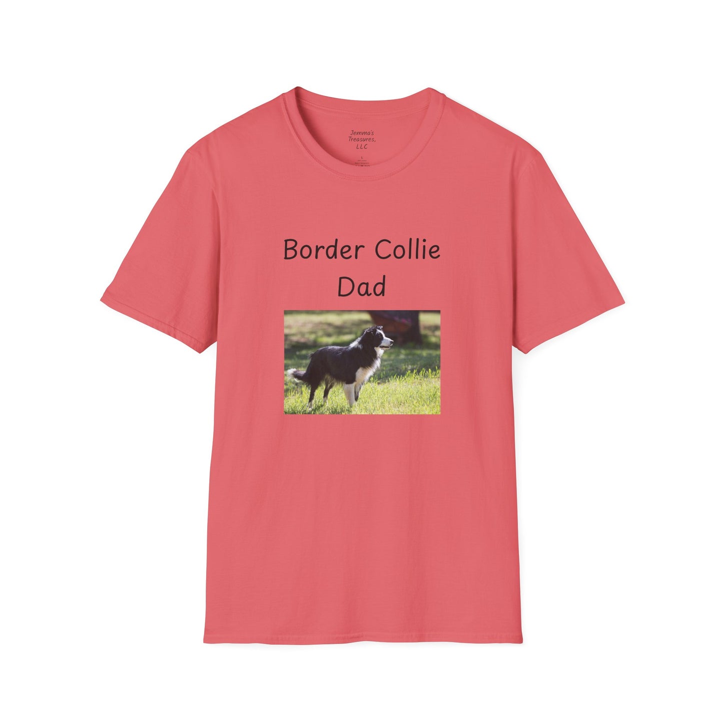 Unisex T-hemp - "Border Collie Pa" - Honde-eienaar T-hemp
