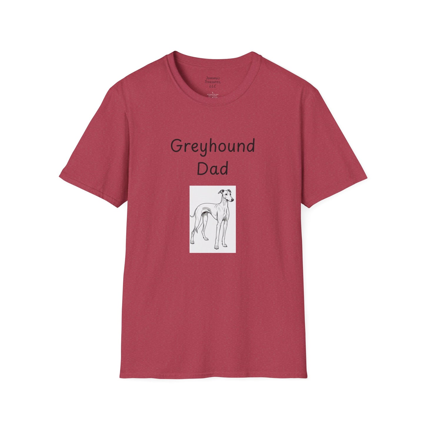 Unisex T-Shirt - "Greyhound Dad" - Dog Owner Tee