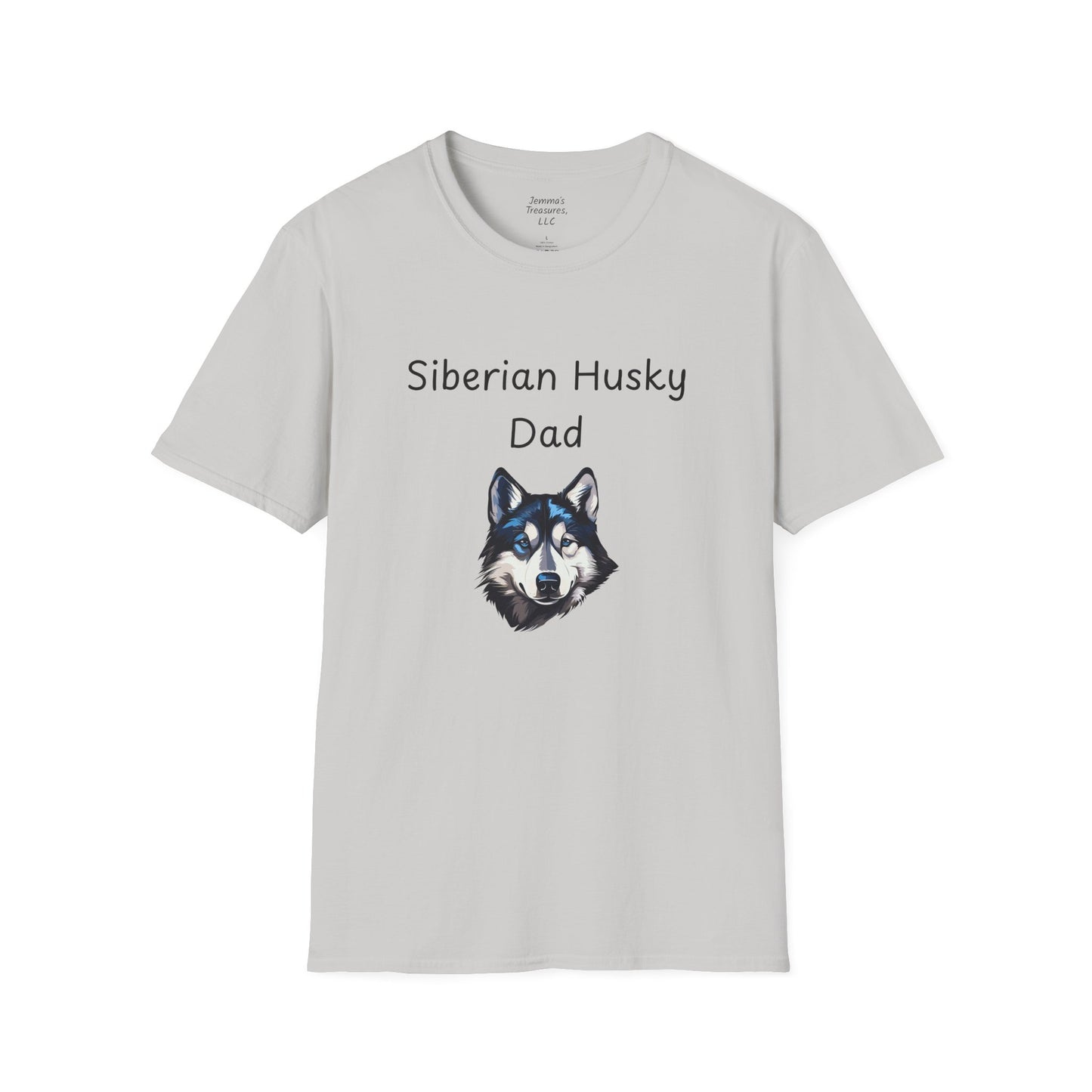 Unisex T-Shirt - "Siberian Husky Dad" - Hundebesitzer T-Shirt