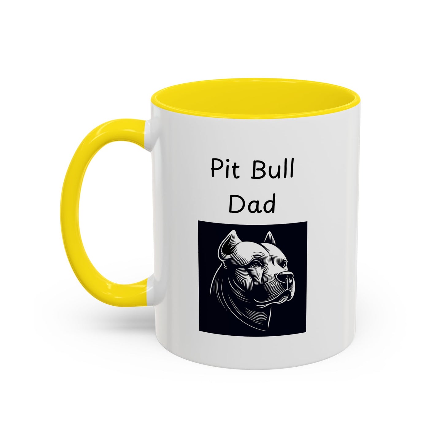 Ceramic Mug - "Pit Bull Dad"