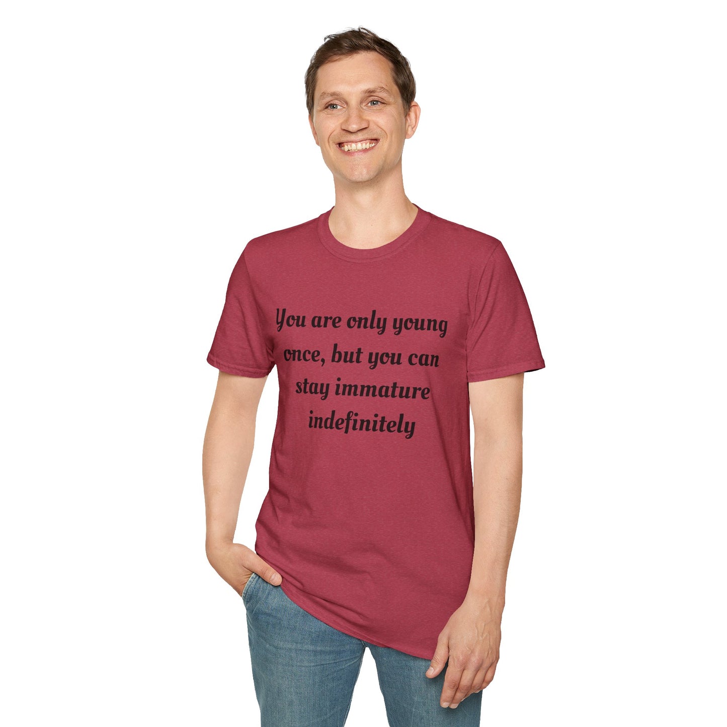 Onvolwasse Onbepaald Unisex T-hemp