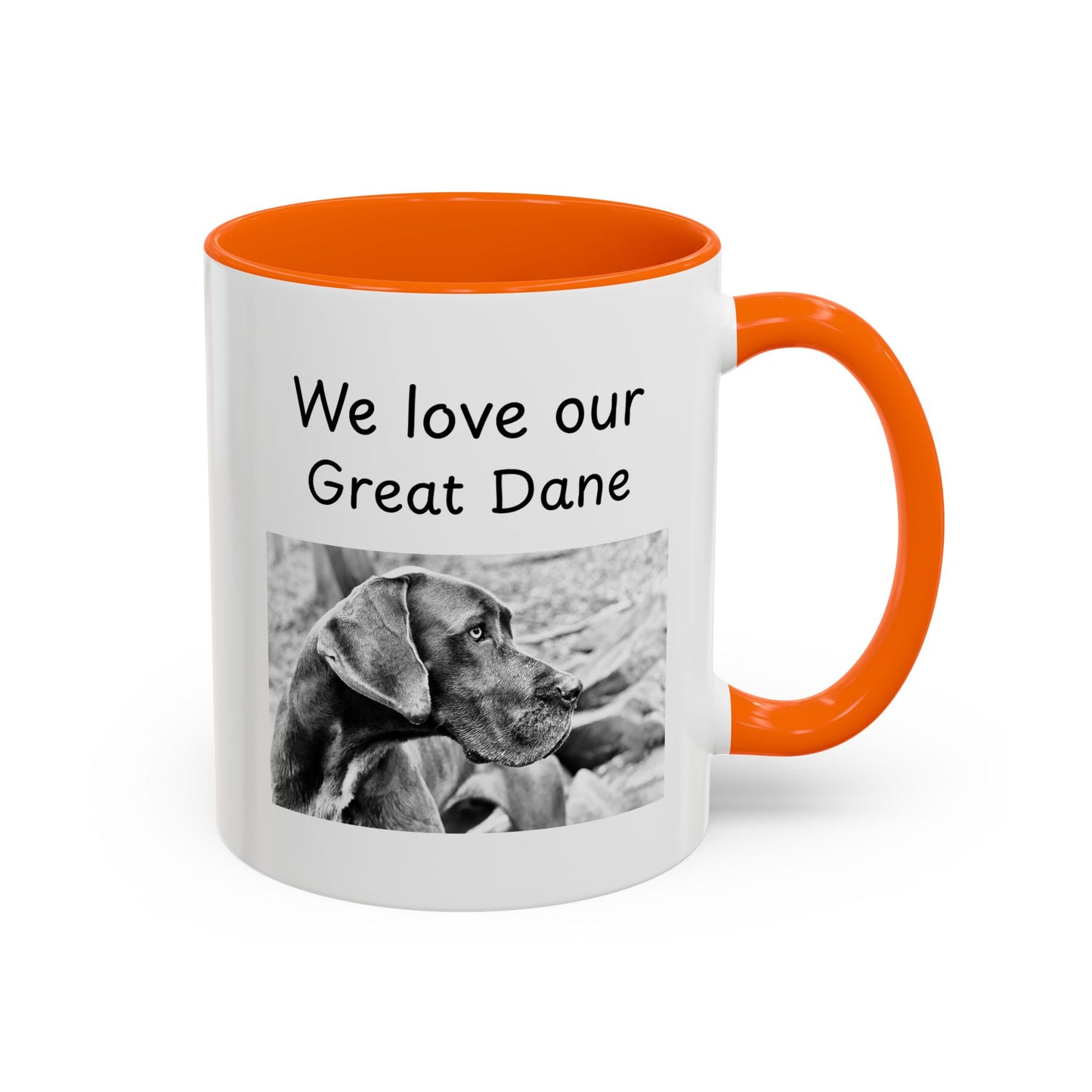 Ceramic Mug - "We Love Our Great Dane"