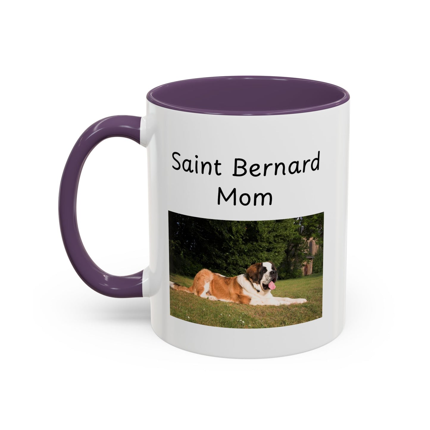 Ceramic Mug - "Saint Bernard Mom"
