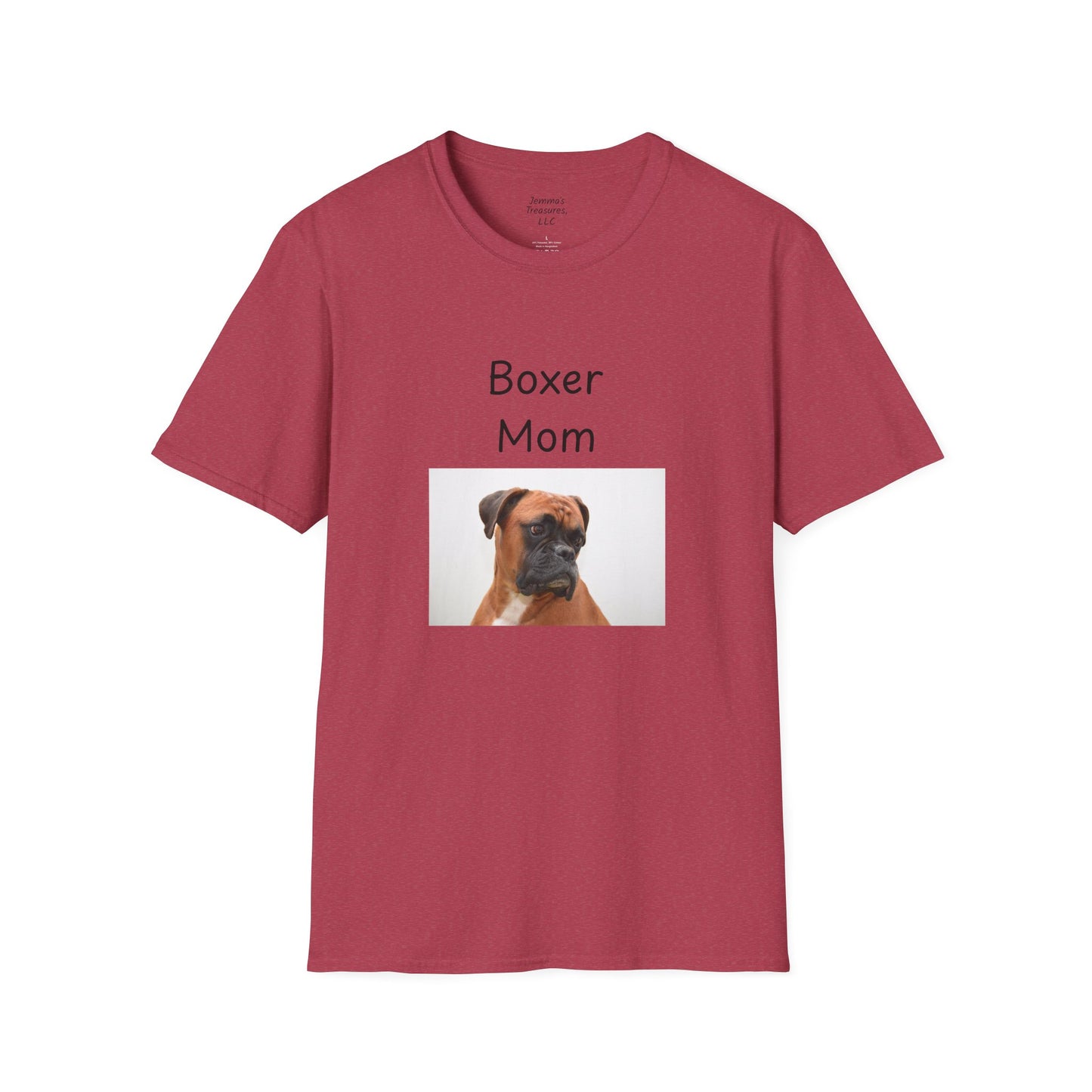 Unisex T-hemp - "Boxer Ma" - Honde-eienaar T-hemp