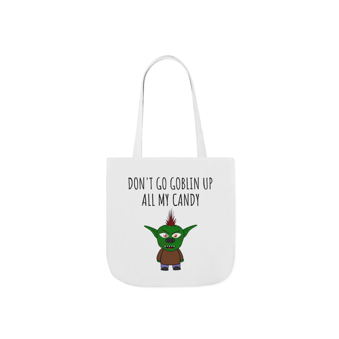 Halloween Tote Bag - "Don't Go Goblin Up All My Candy"