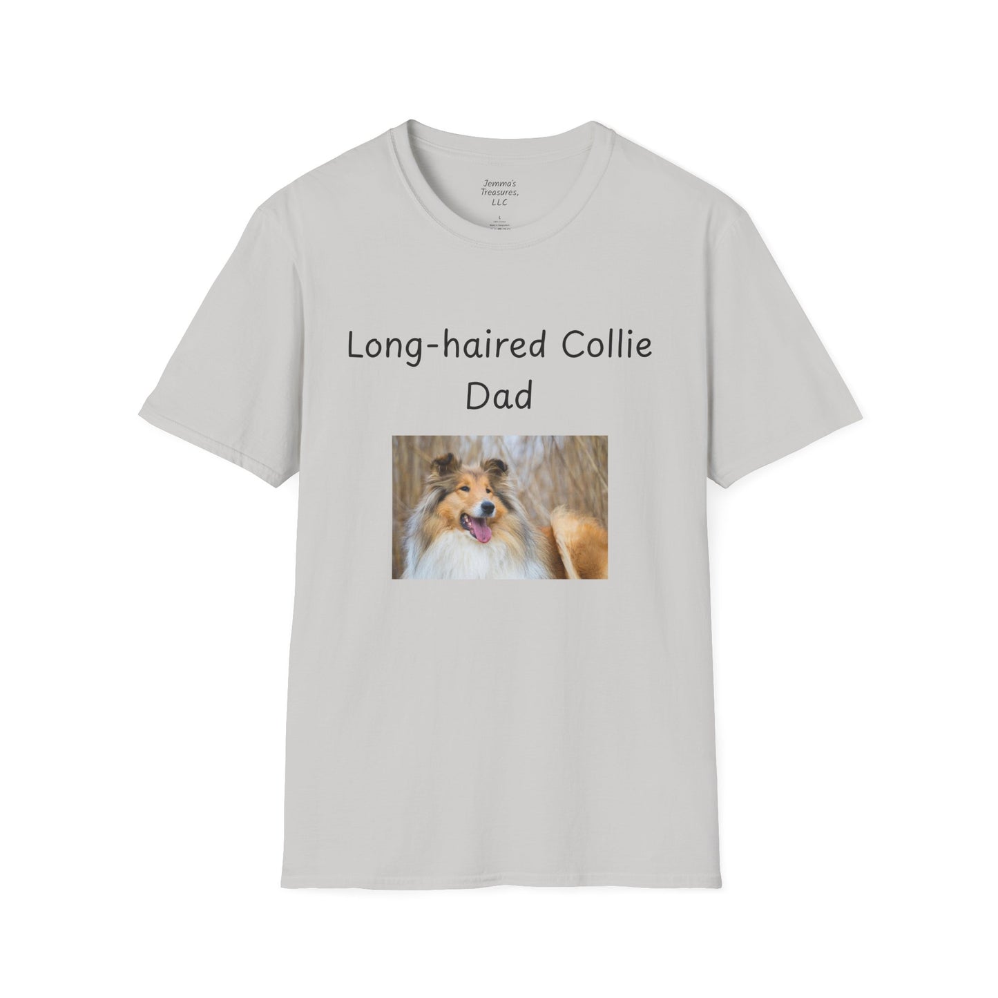 Unisex T-Shirt - "Langhaar Collie Papa" - Hundebesitzer T-Shirt