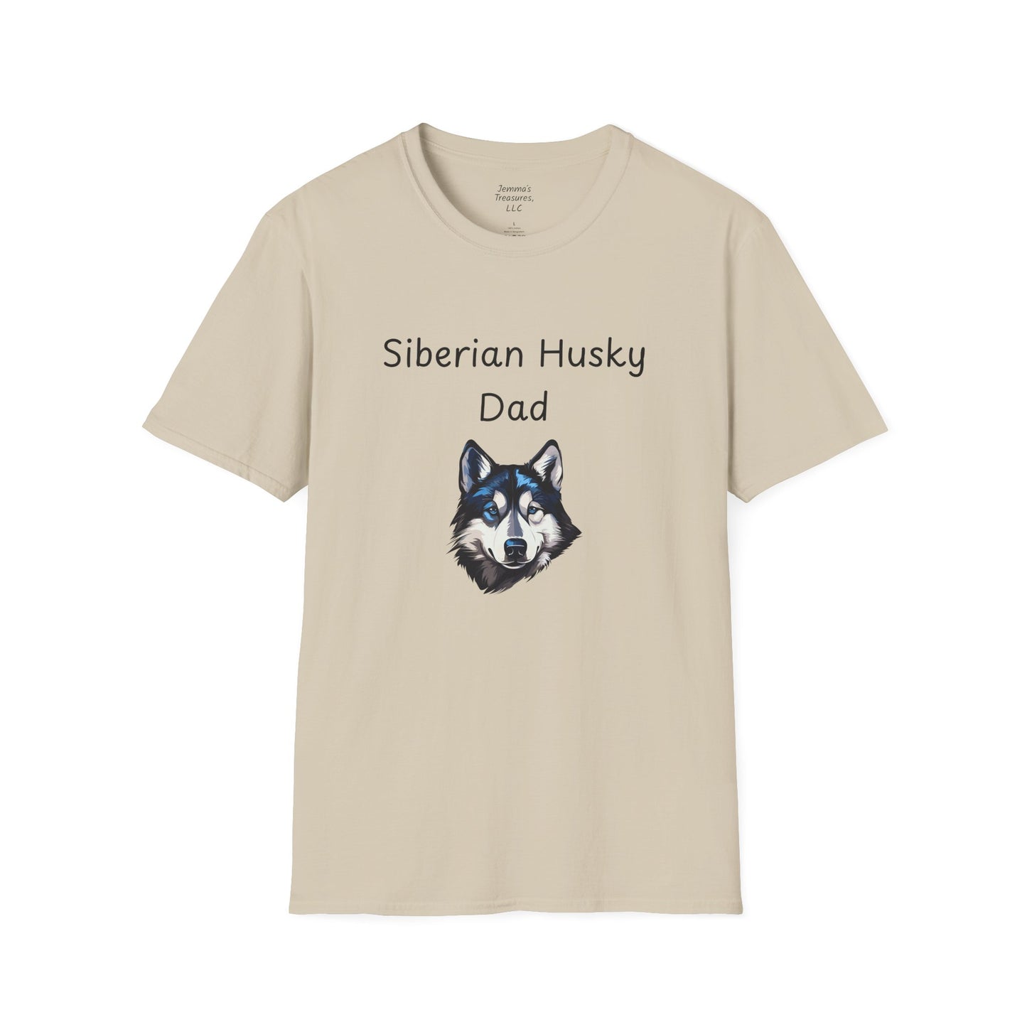 Unisex T-Shirt - "Siberian Husky Dad" - Hundebesitzer T-Shirt