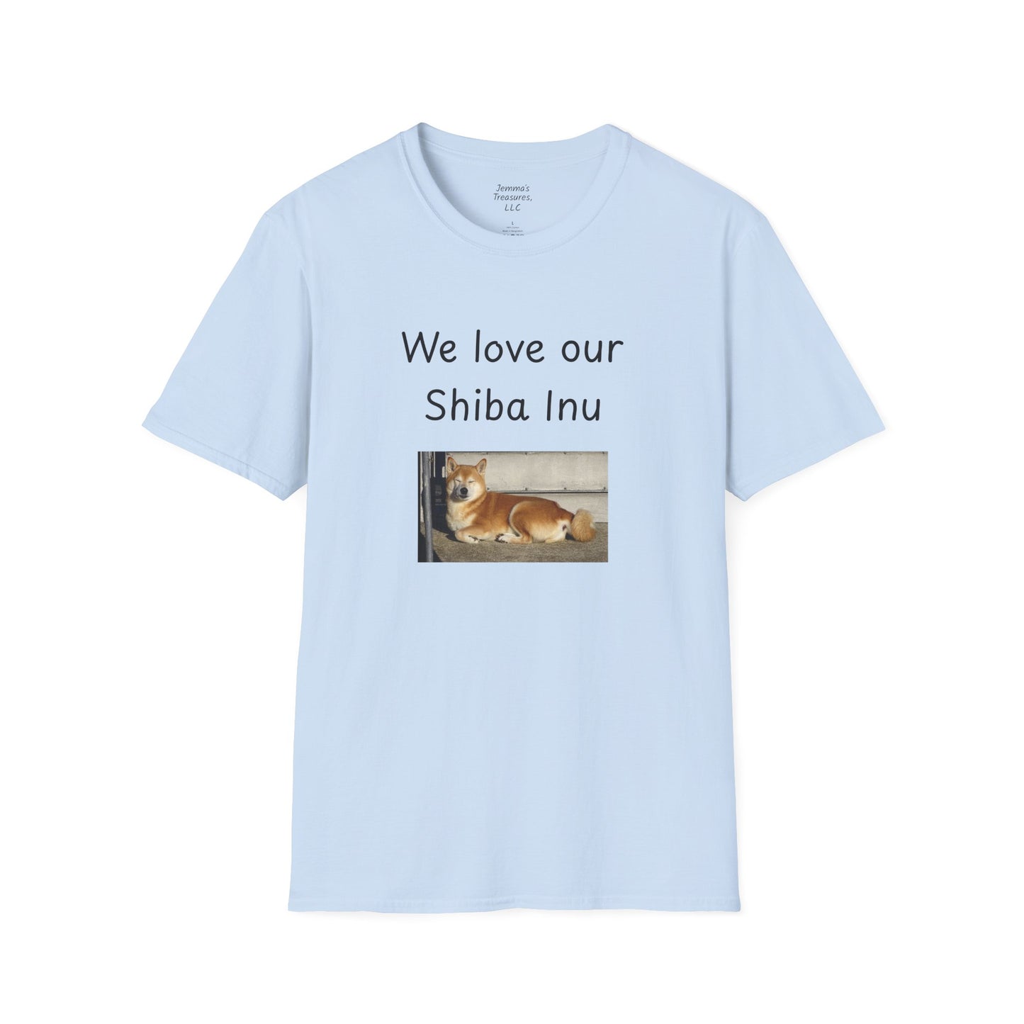 Unisex T-hemp - "Ons is lief vir ons Shiba Inu" - Honde-eienaar T-hemp