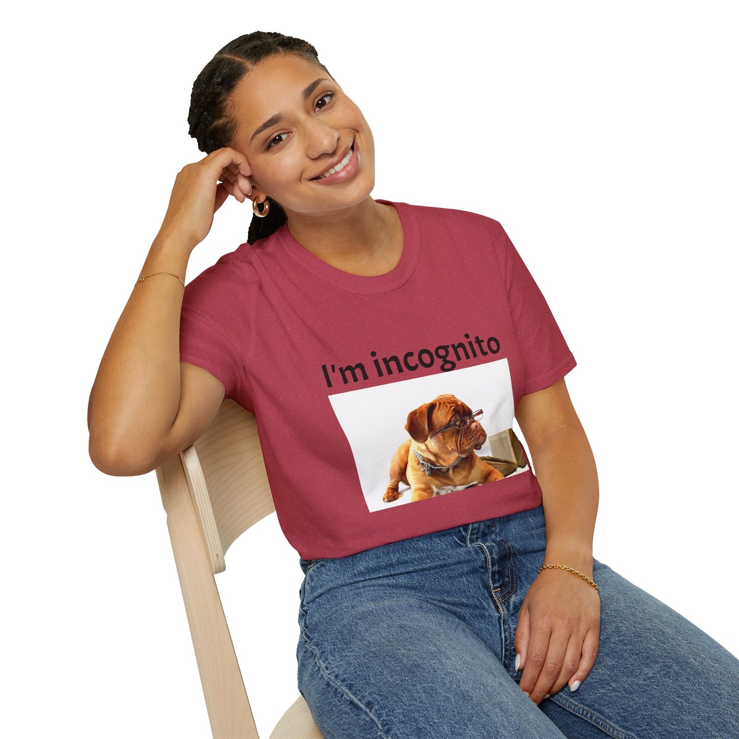 Unisex T-shirt - "I'm Incognito"