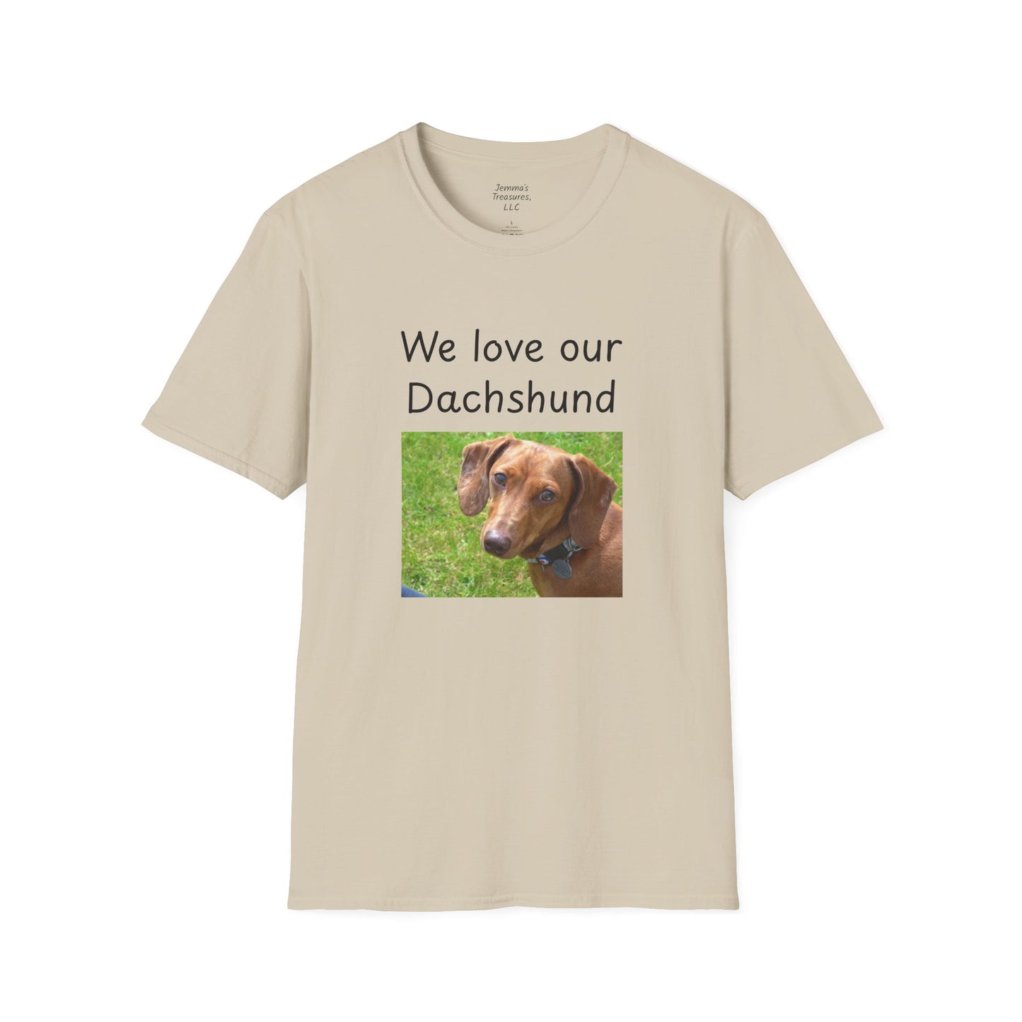 Unisex T-hemp - "Ons is lief vir ons teckel" - Honde-eienaar T-hemp