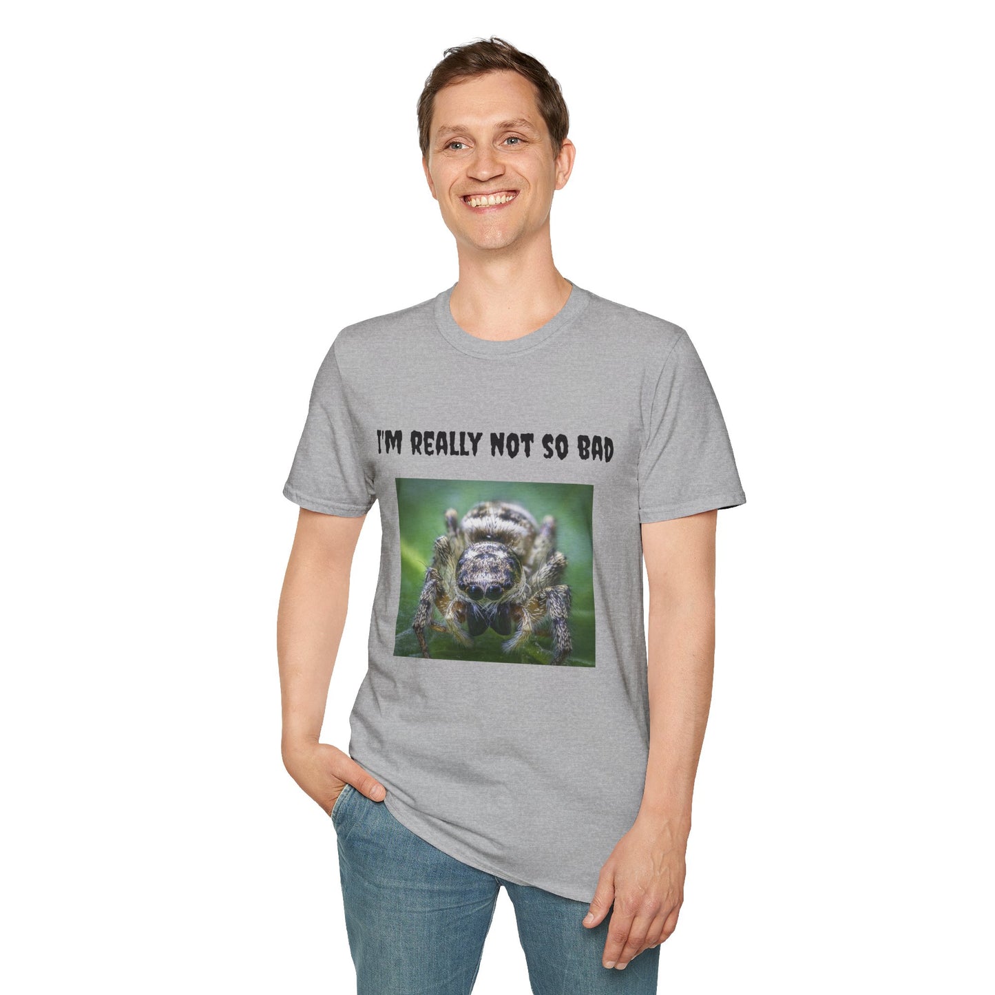 Unisex T-shirt - Humorous Spider Design