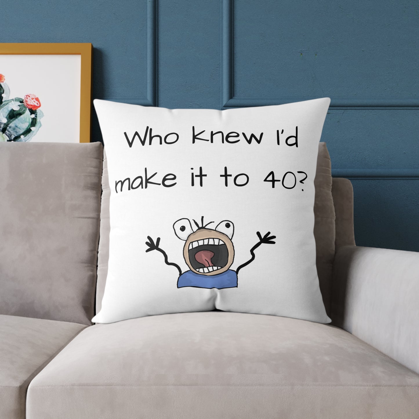 Throw Pillow - 40th Birthday