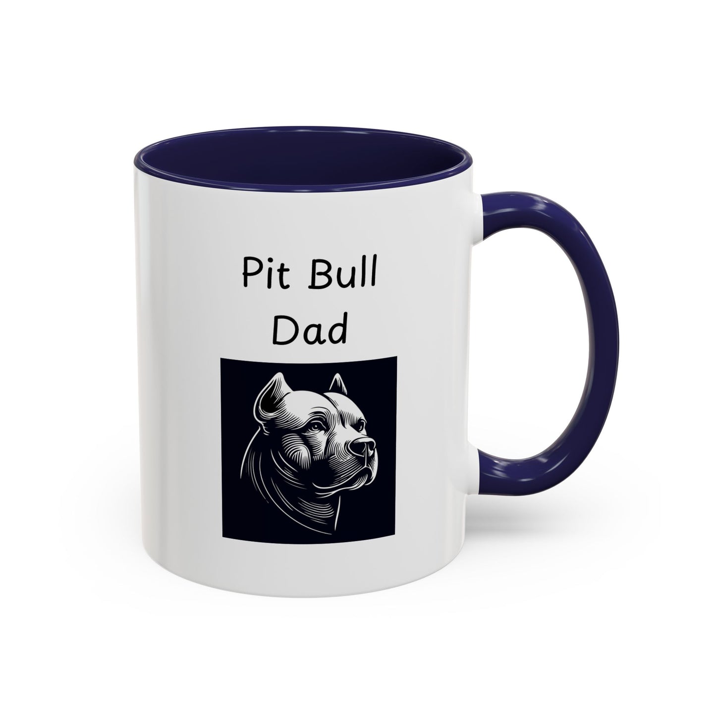 Ceramic Mug - "Pit Bull Dad"