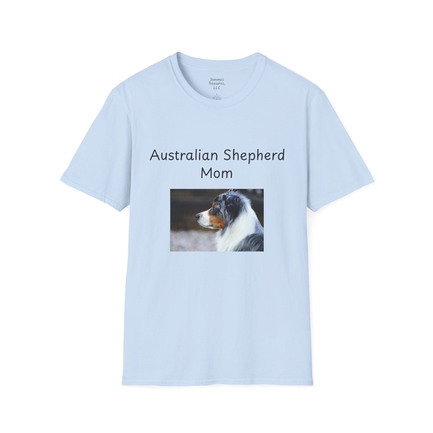 Unisex T-Shirt - "Australian Shepherd Mom" - Hundebesitzer T-Shirt