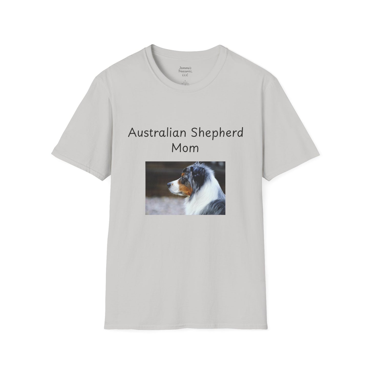 Unisex T-Shirt - "Australian Shepherd Mom" - Hundebesitzer T-Shirt