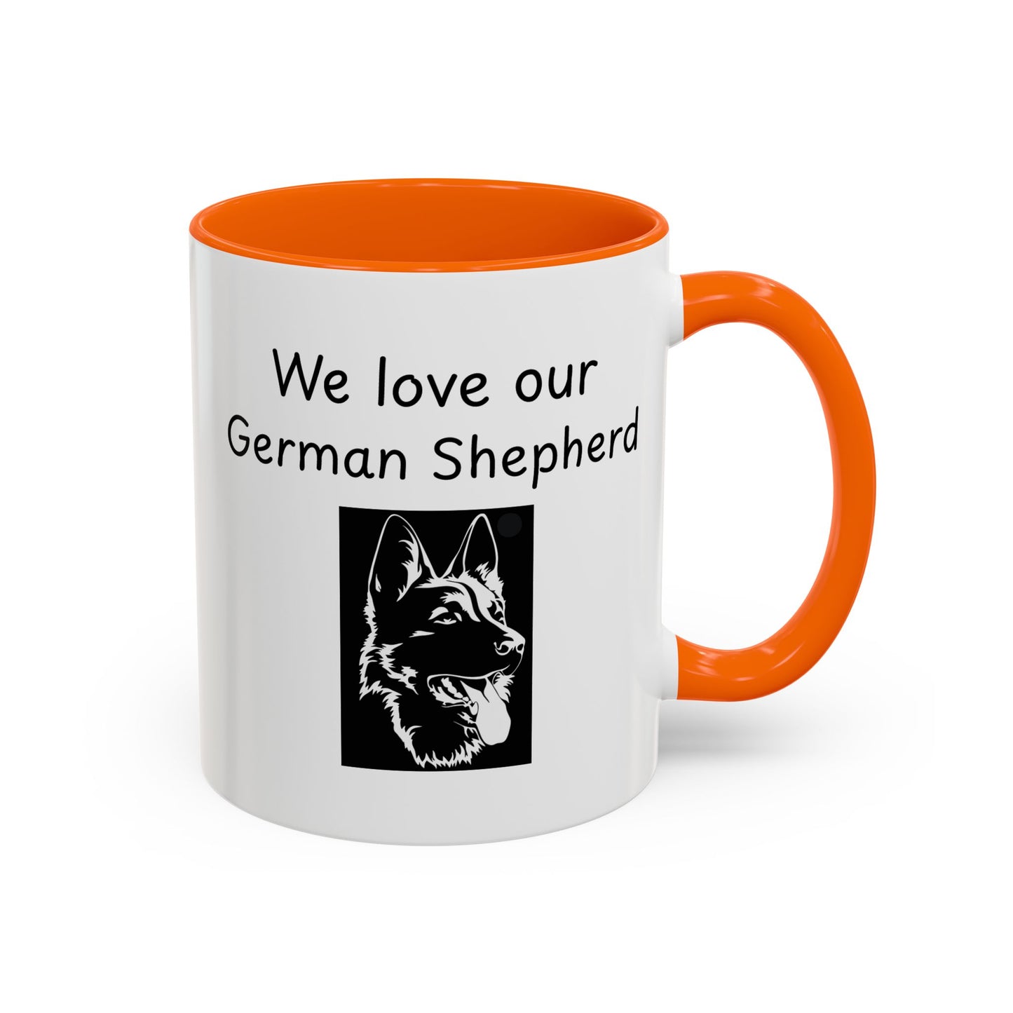 Ceramic Mug - "We Love Our German Shepherd"