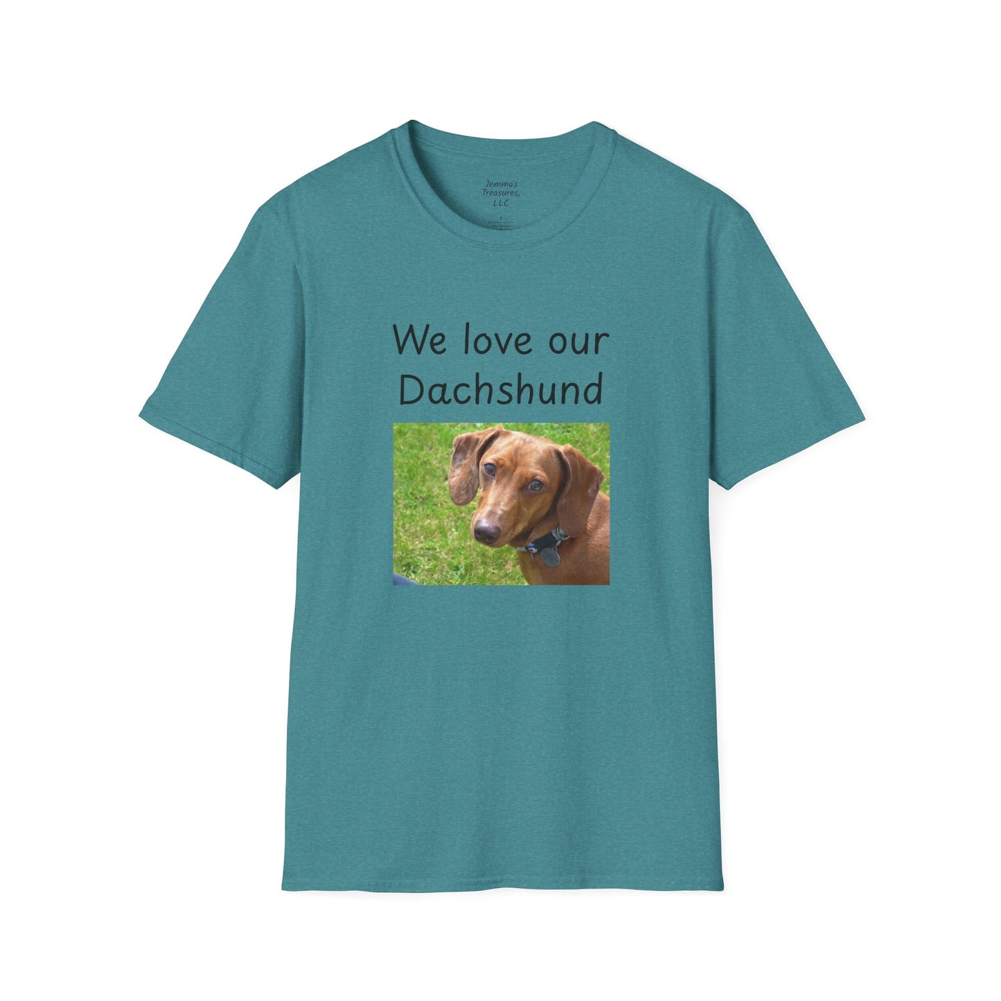 Unisex T-hemp - "Ons is lief vir ons teckel" - Honde-eienaar T-hemp