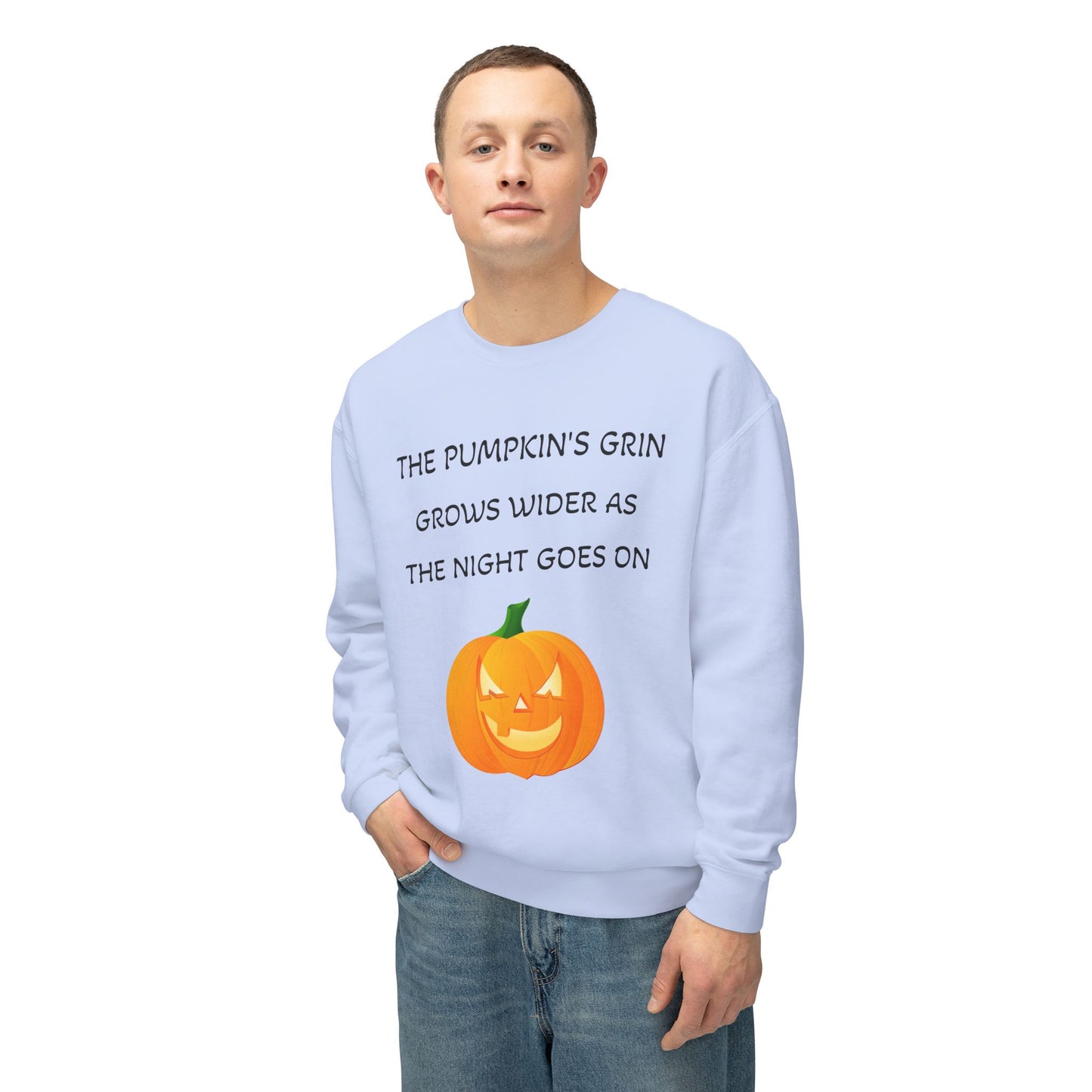 Halloween Sweatshirt - Pumpkin Grin Design