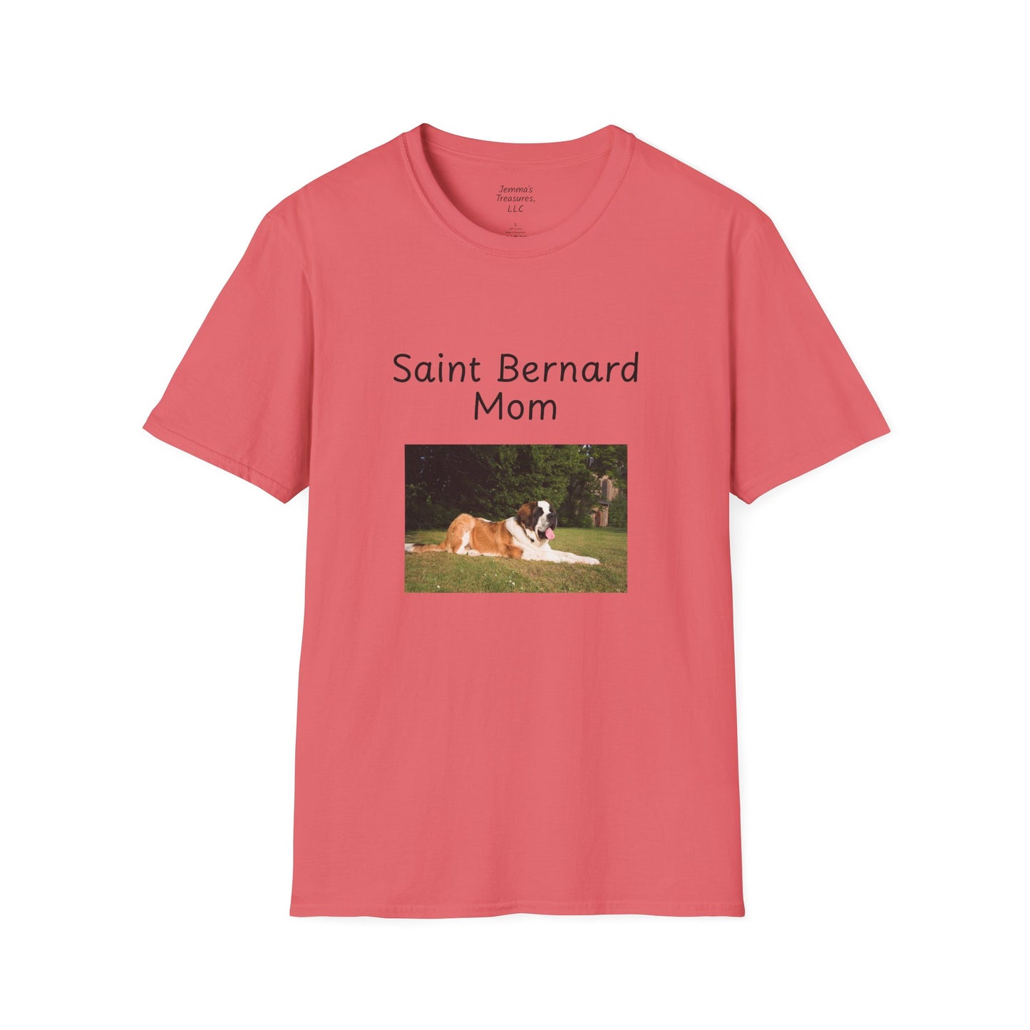 Unisex T-Shirt - "Saint Bernard Mom" - Hundebesitzer T-Shirt